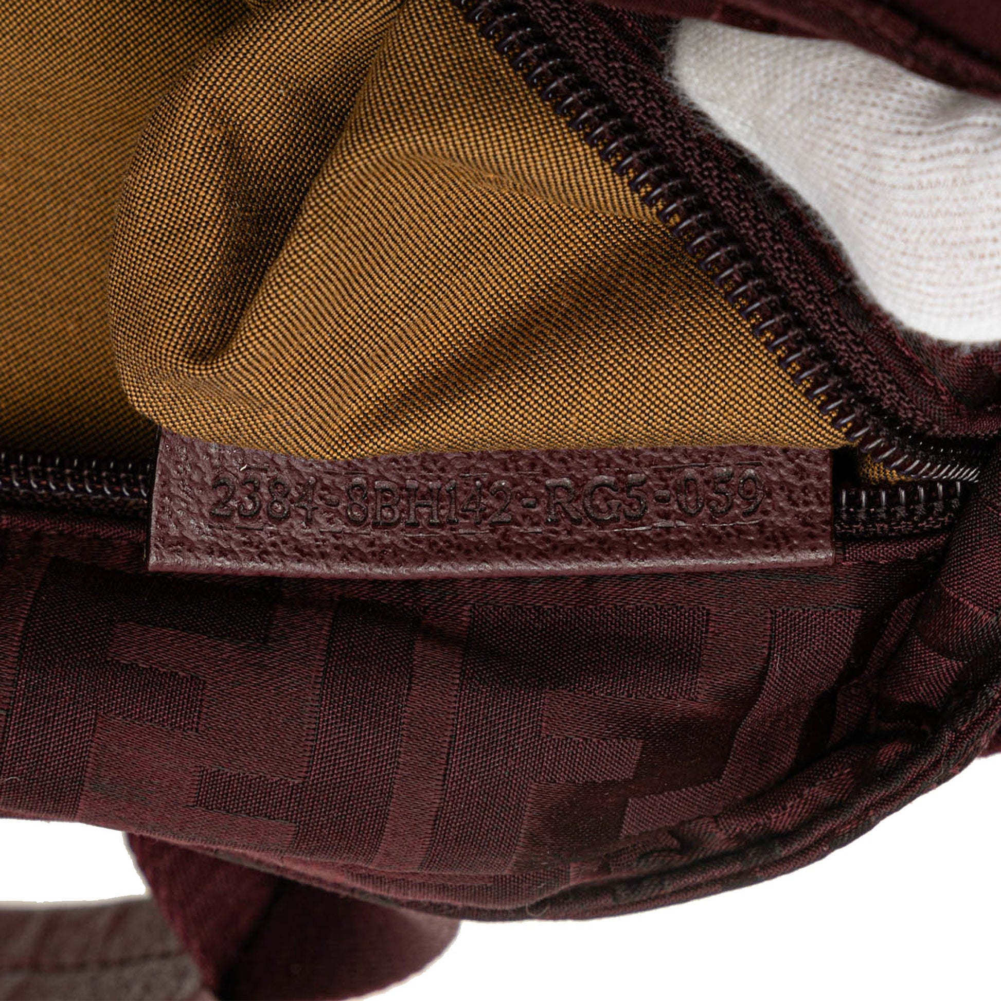 Zucca Nylon Zip Code Handbag