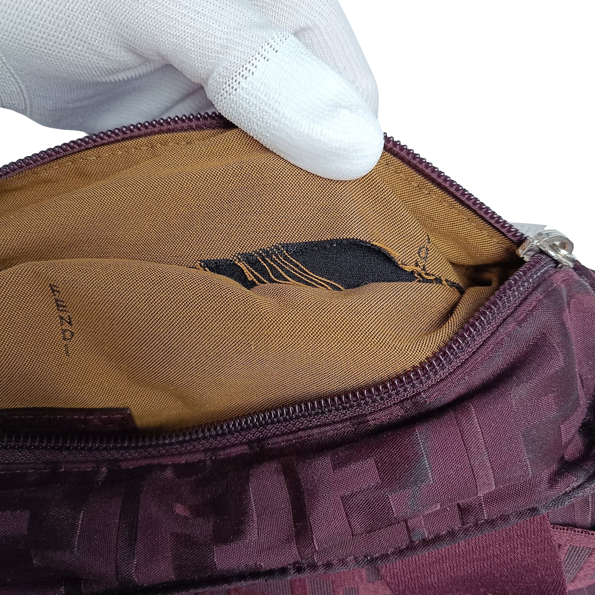 Zucca Nylon Zip Code Handbag