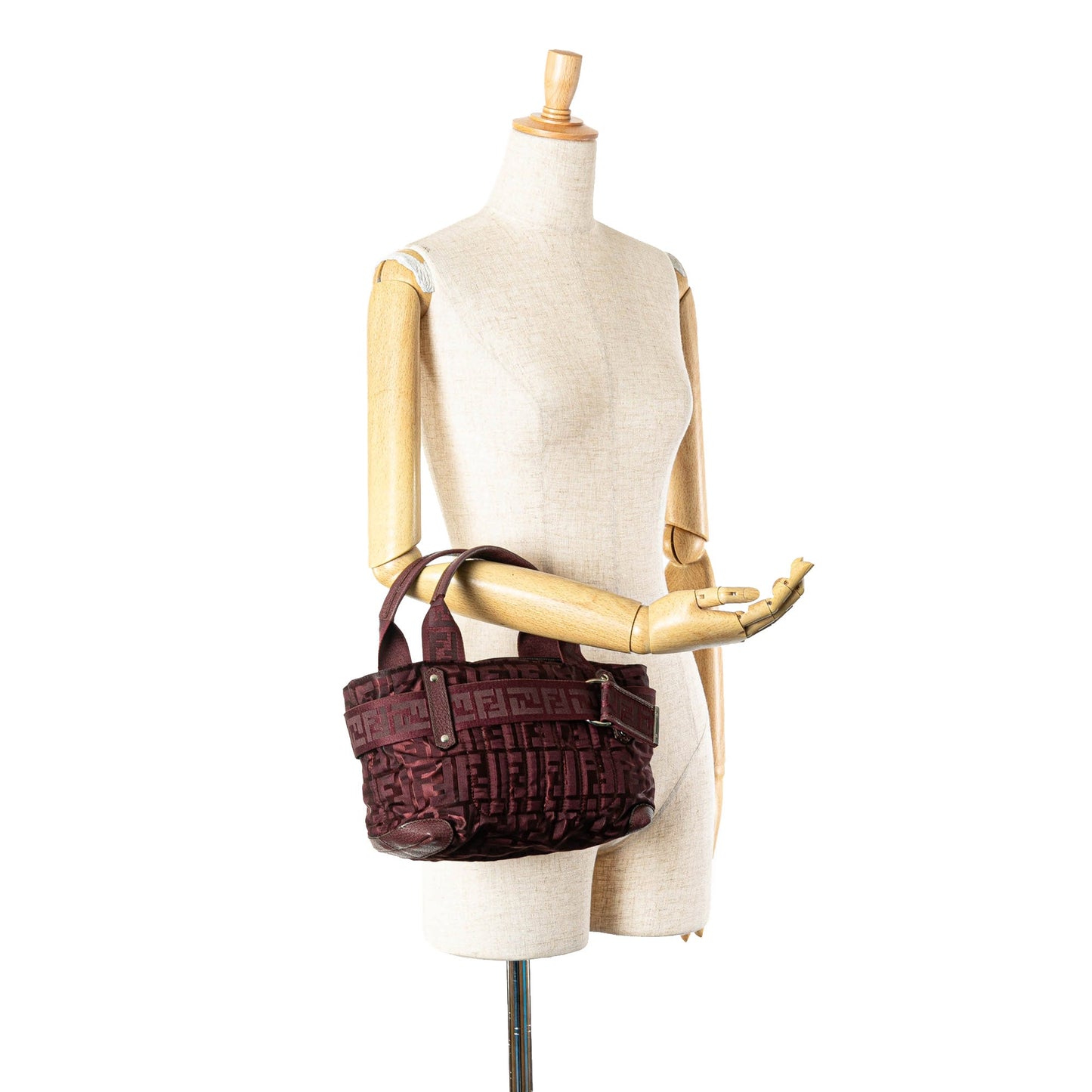 Zucca Nylon Zip Code Handbag