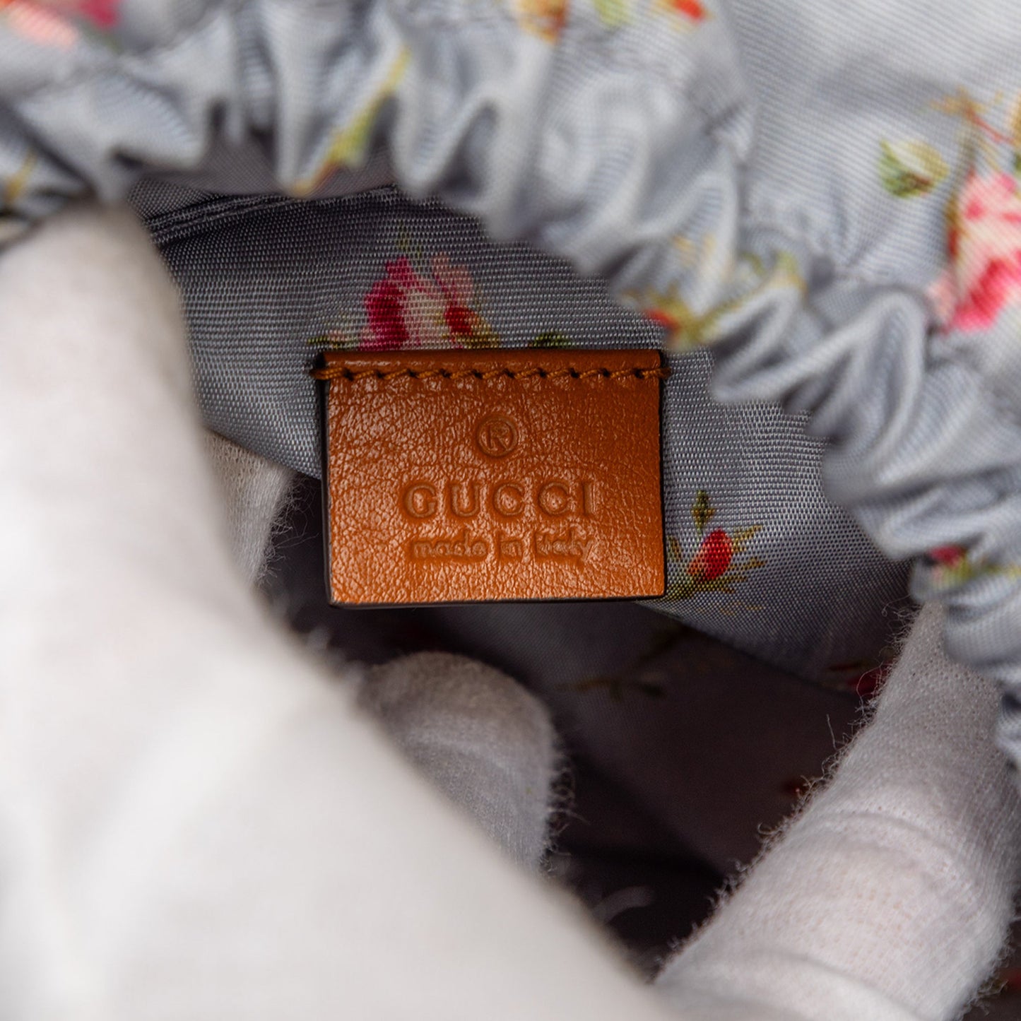 Gucci Small Cestino Wicker Bucket Bag