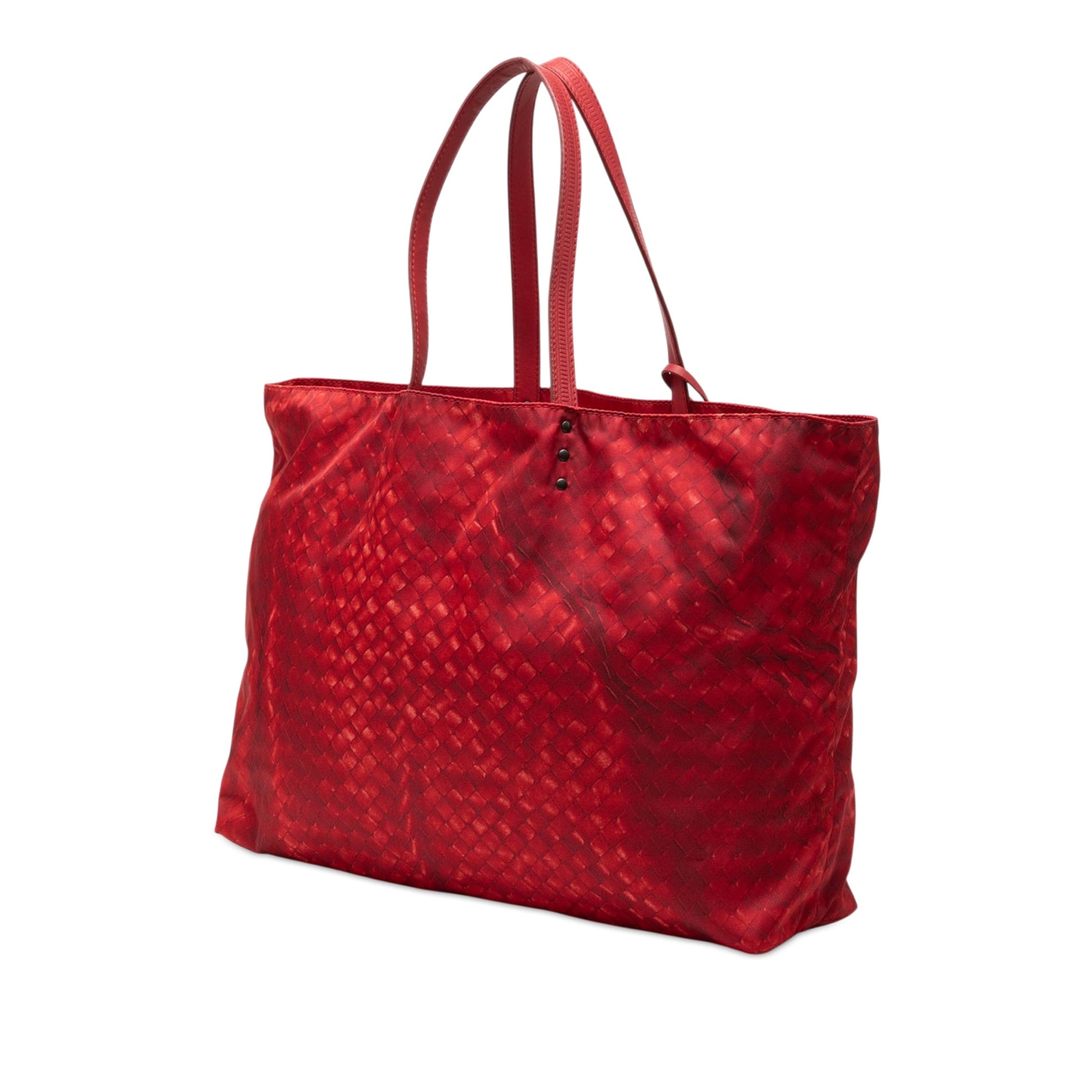 Bottega Veneta Nylon Intrecciolusion Tote