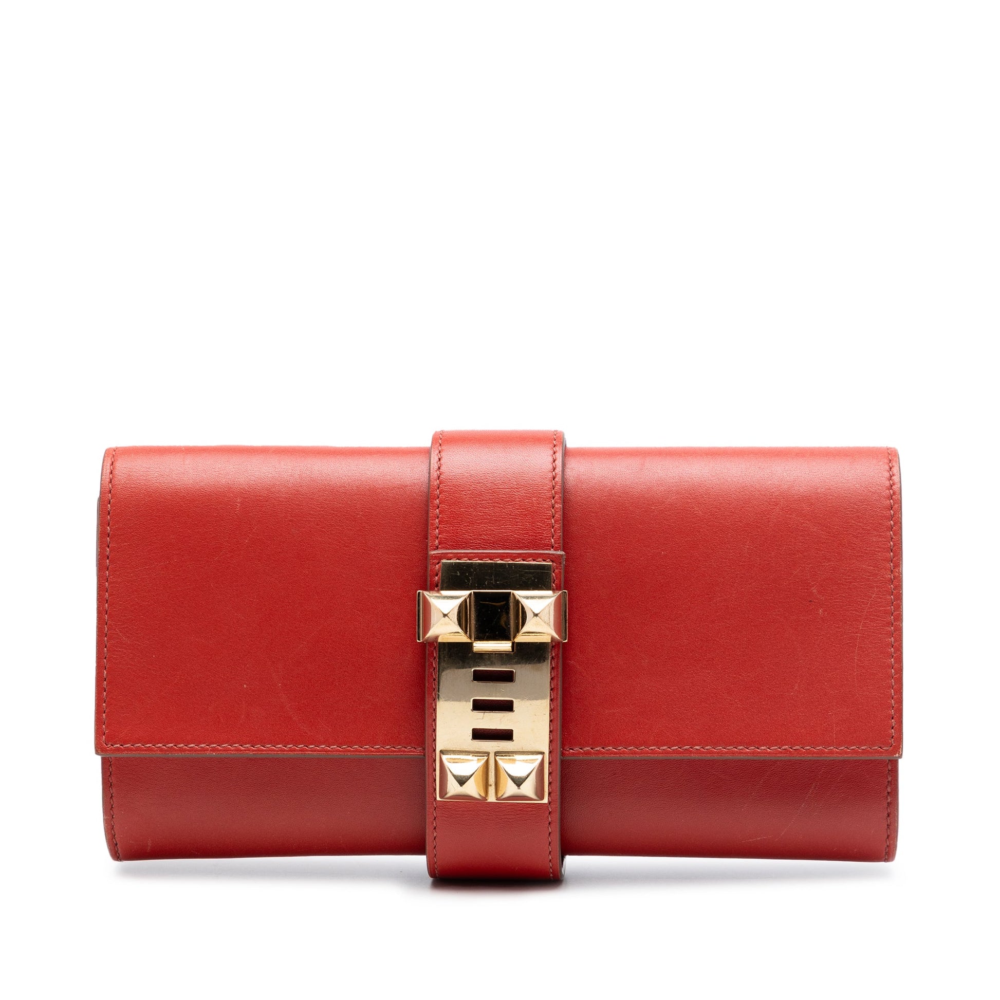 Hermès Tadelakt Medor Clutch 23