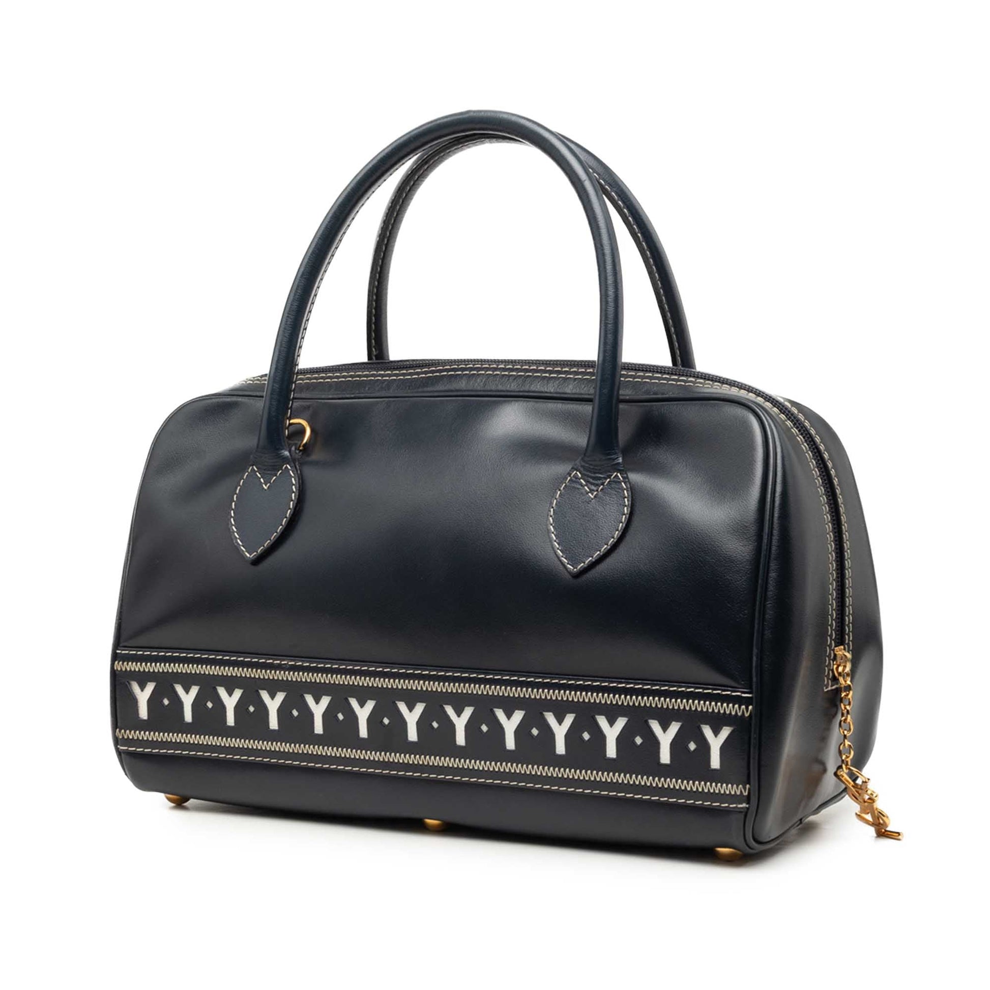 Saint Laurent Calfskin Classic Y Satchel