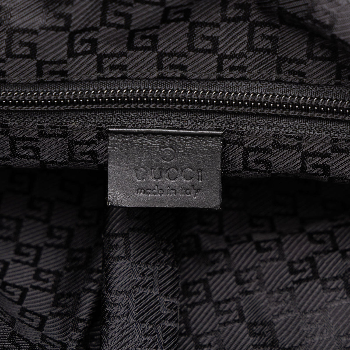 Gucci Nylon Web Backpack — Black