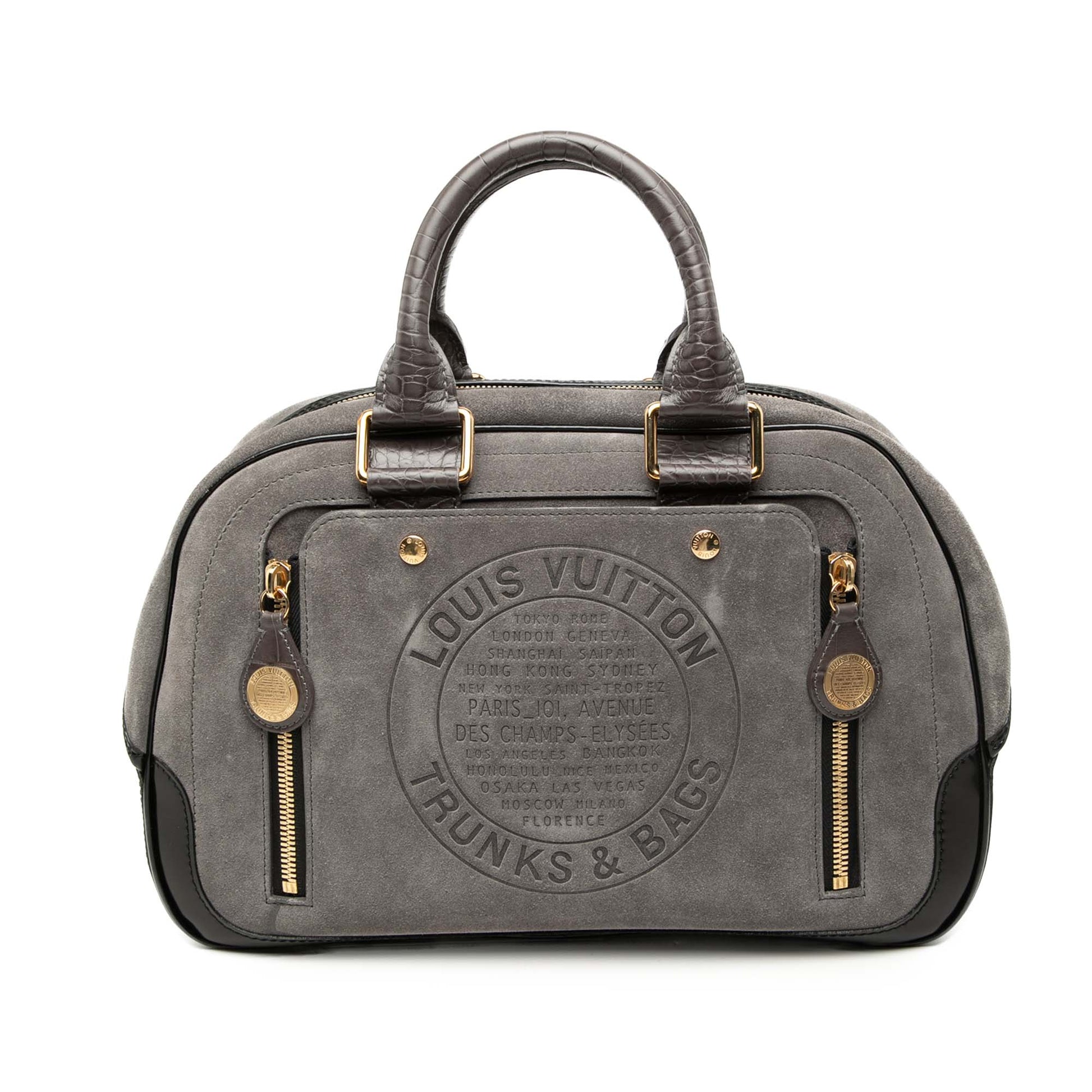 Louis Vuitton Havane Stamped Trunk GM