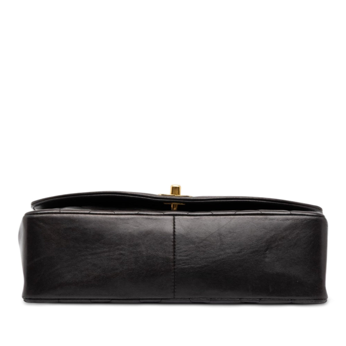 Chanel Small Quilted Lambskin Diana Single Flap — Black