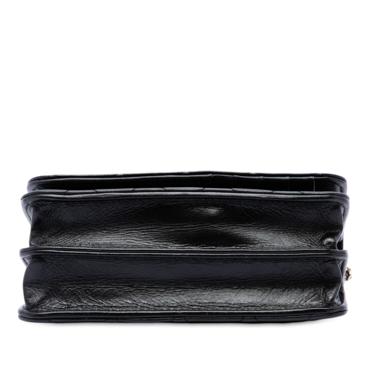 Chanel CC Quilted Lambskin Maxi Pearl Chain Strap