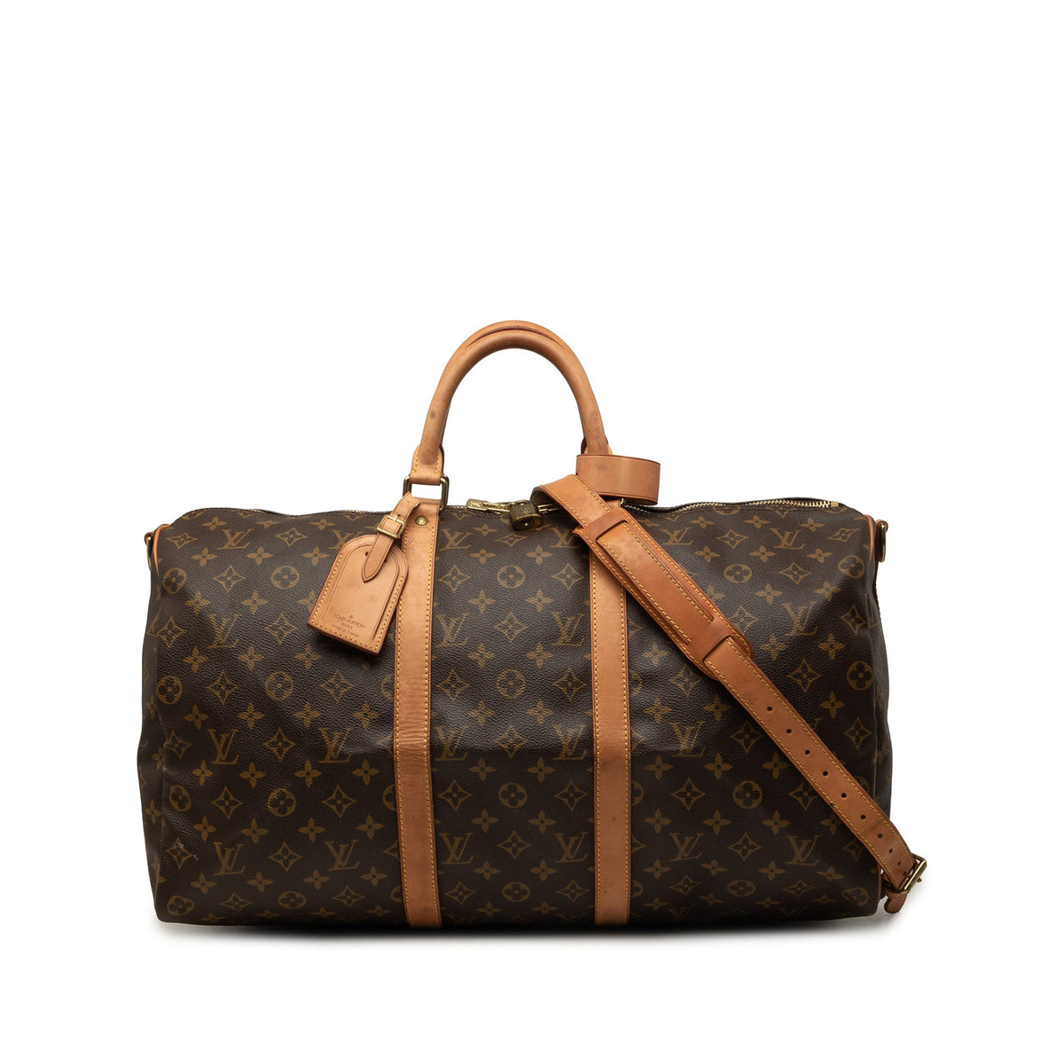 Louis Vuitton Monogram Keepall Bandouliere 50 — Brown