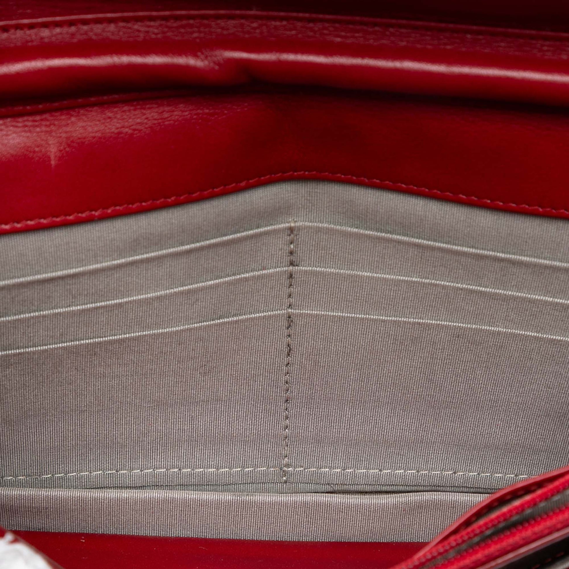Chanel CC Quilted Patent Brilliant Wallet On Chain
