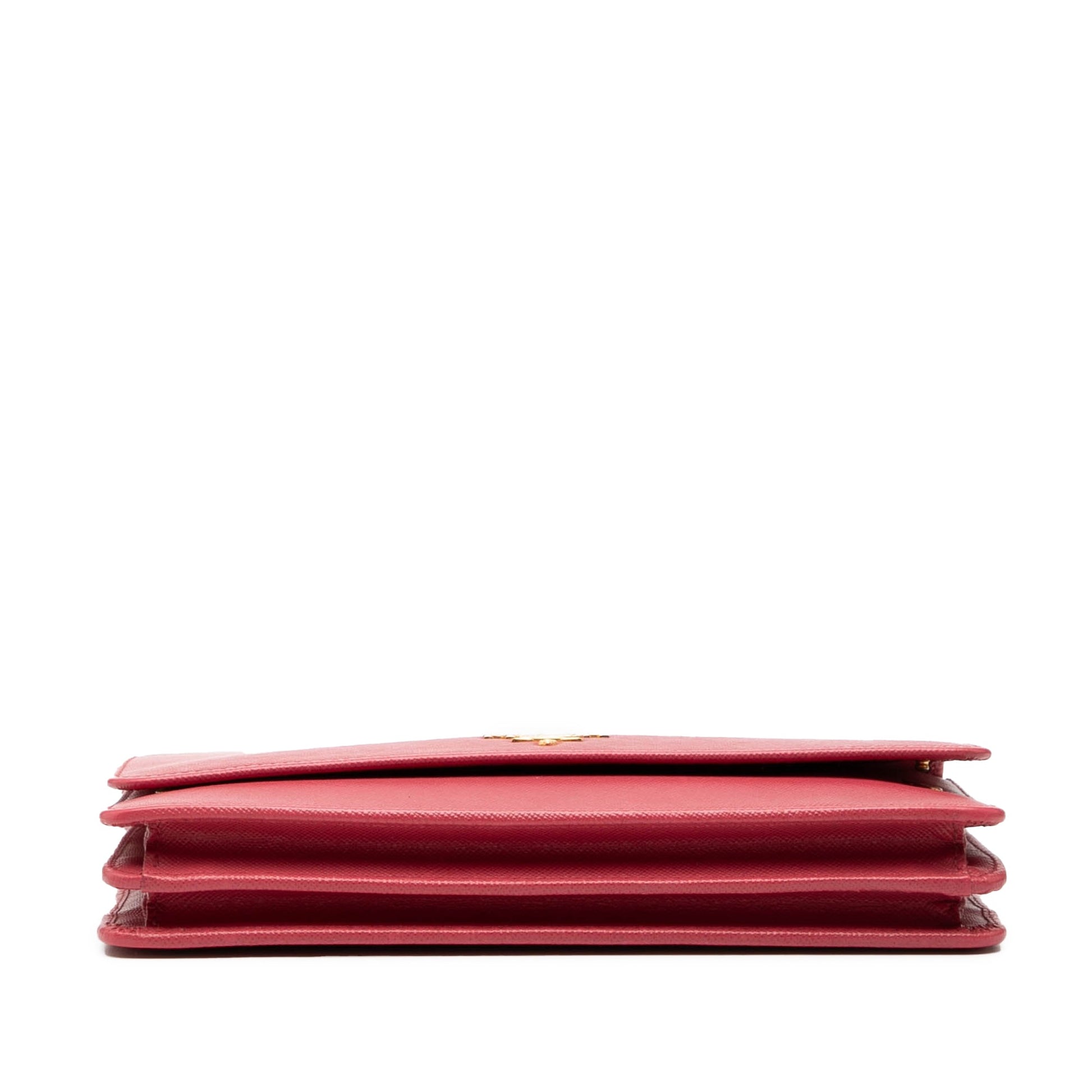 Prada Saffiano Wallet on Strap