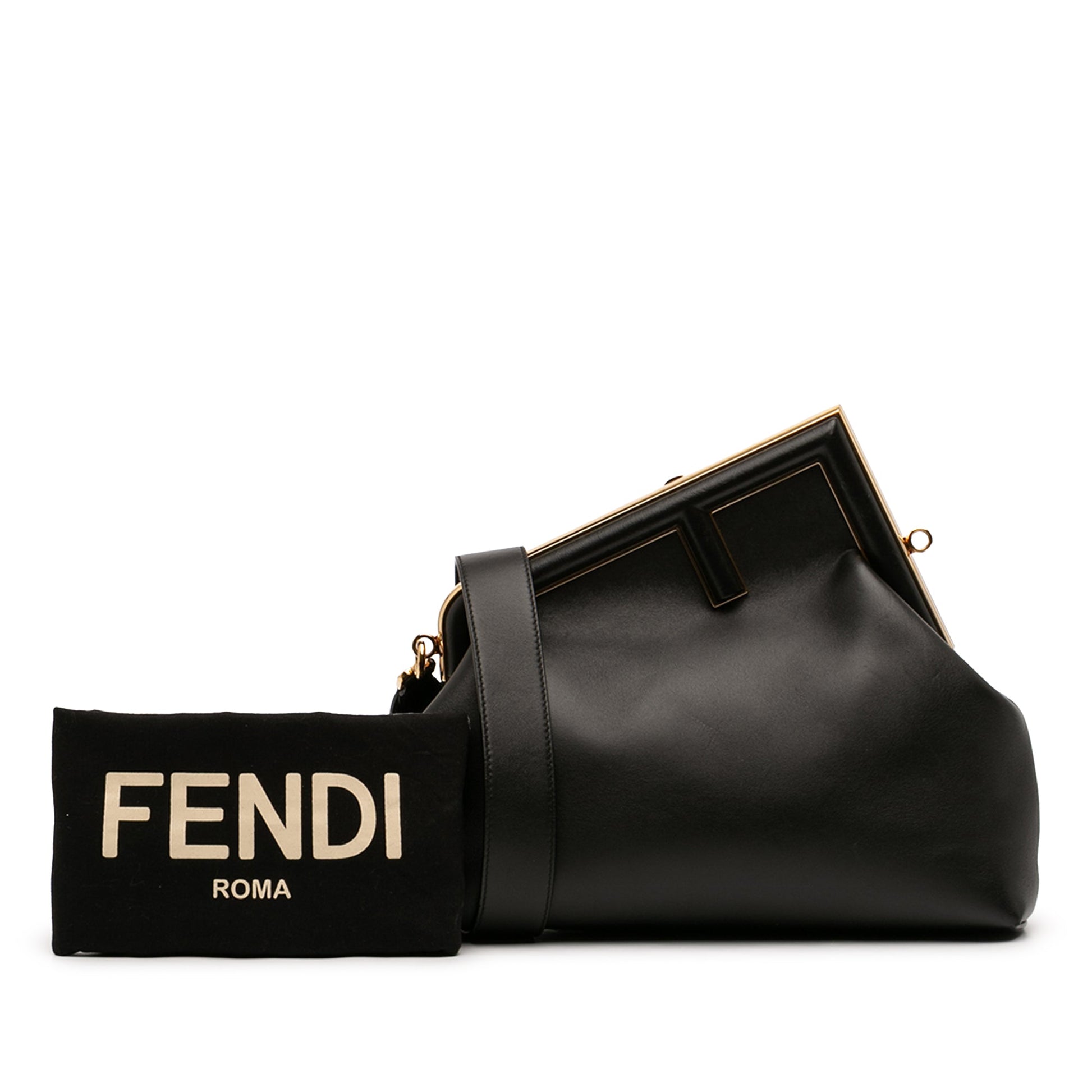 Fendi Medium Nappa Fendi First Shoulder Bag