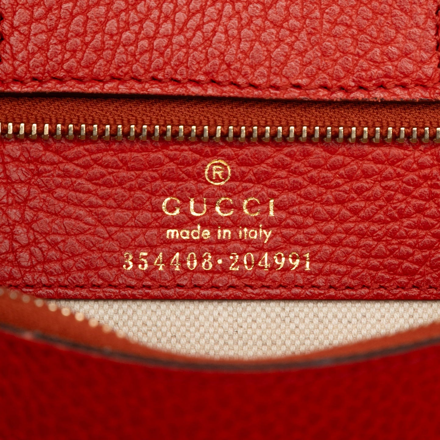 Gucci Medium Dollar Calfskin Swing Tote