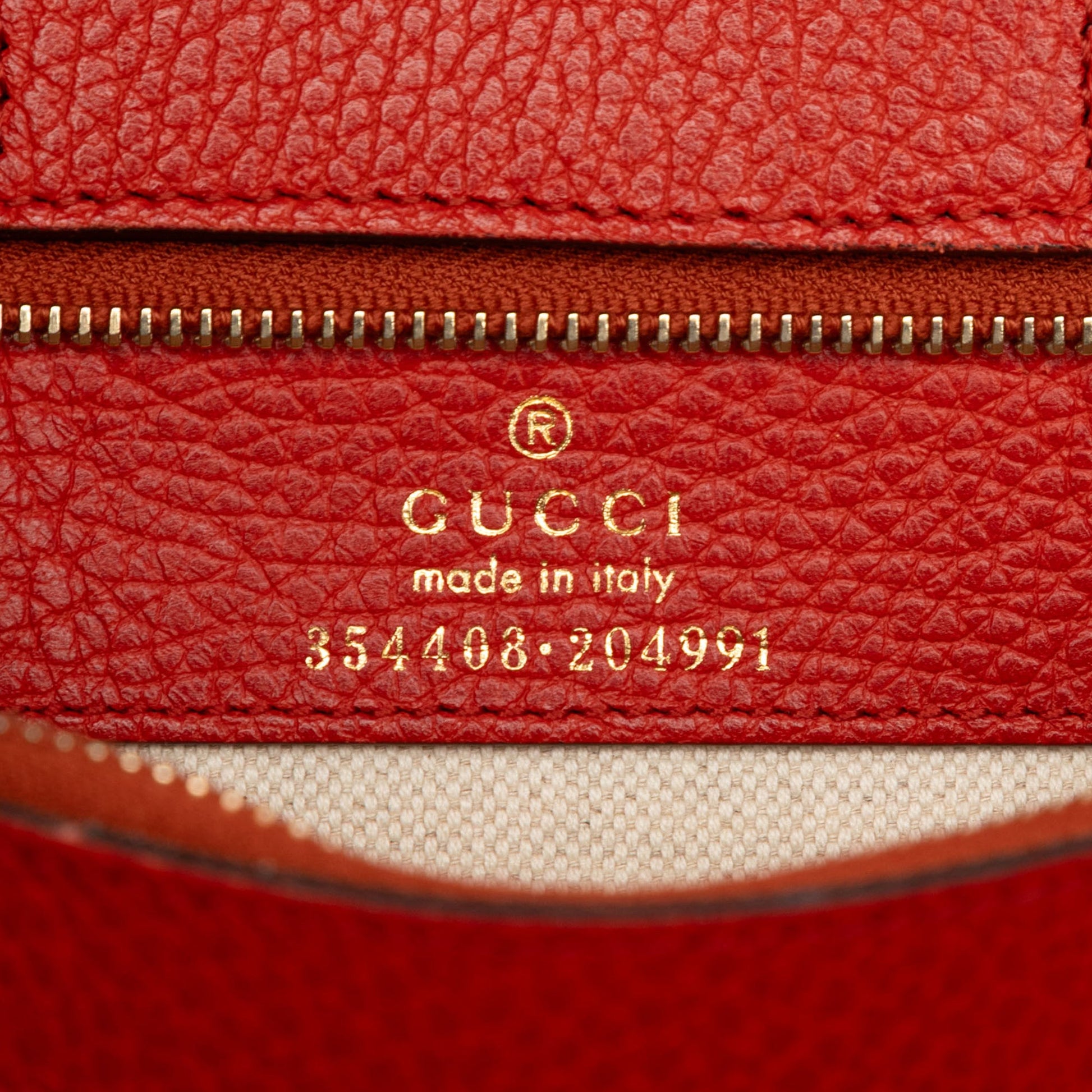 Gucci Medium Dollar Calfskin Swing Tote