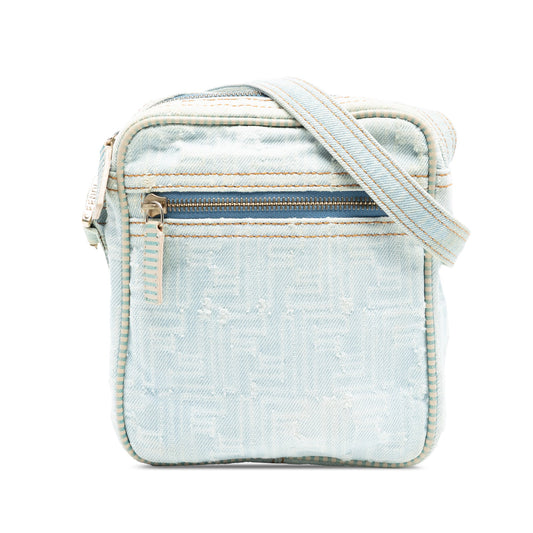 Fendi Zucca Denim Crossbody