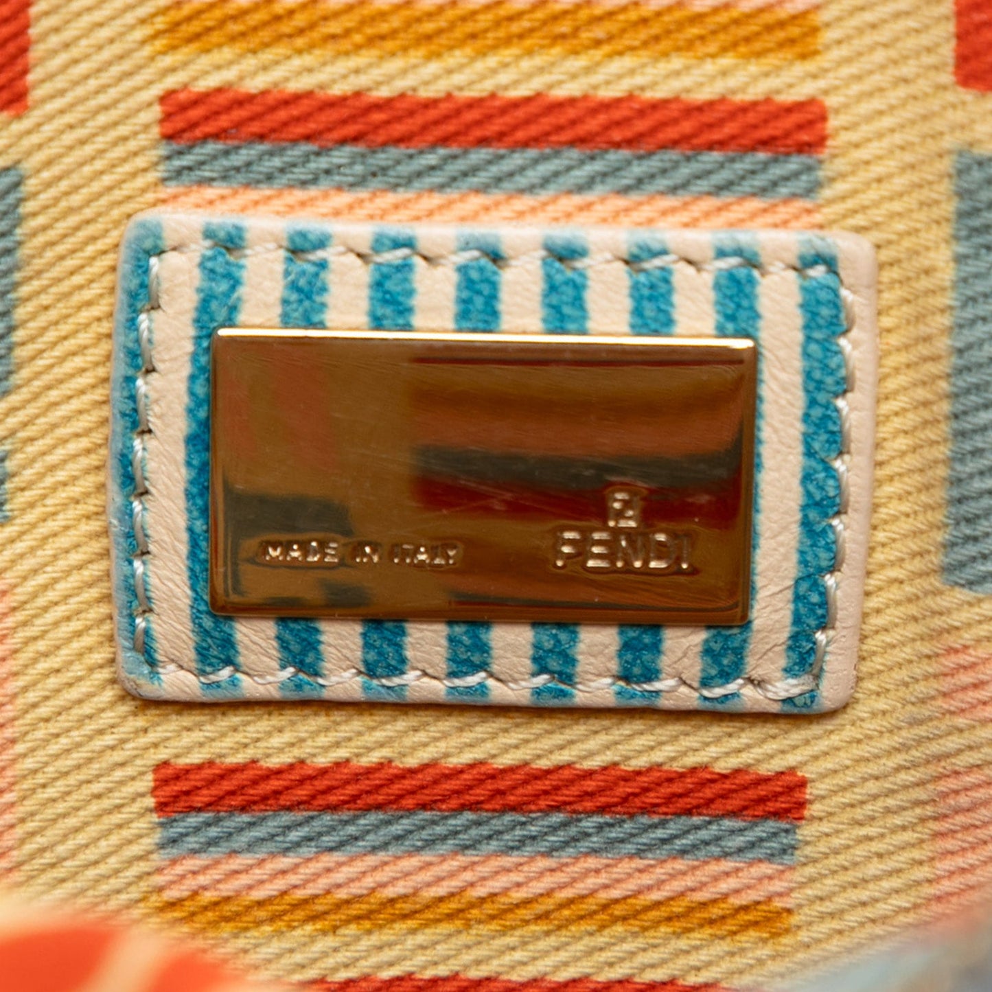 Fendi Zucca Denim Crossbody