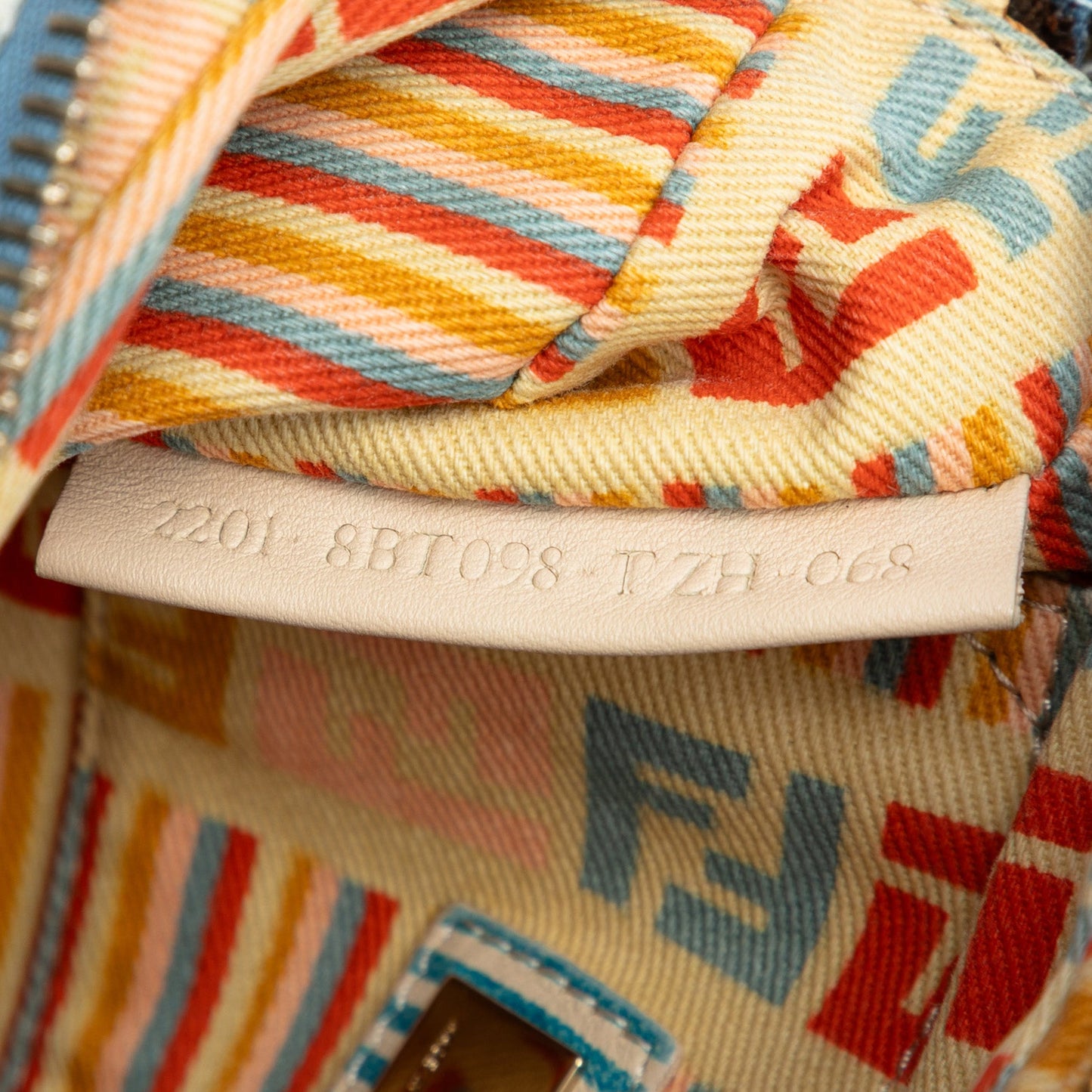 Fendi Zucca Denim Crossbody