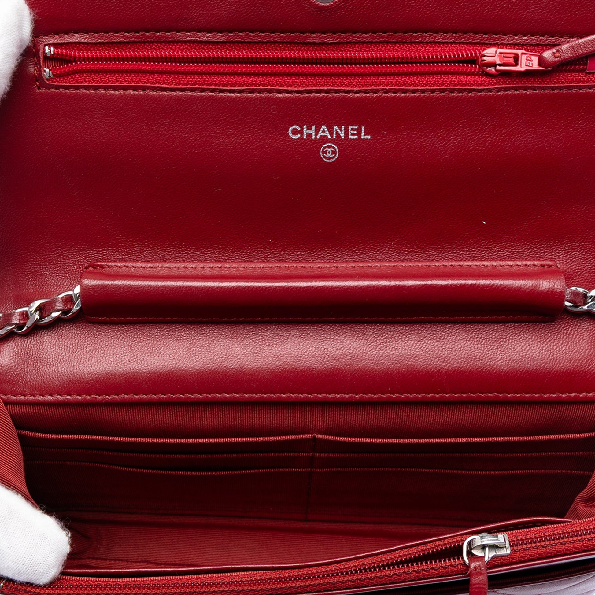 Chanel CC Quilted Lambskin Wallet on Chain