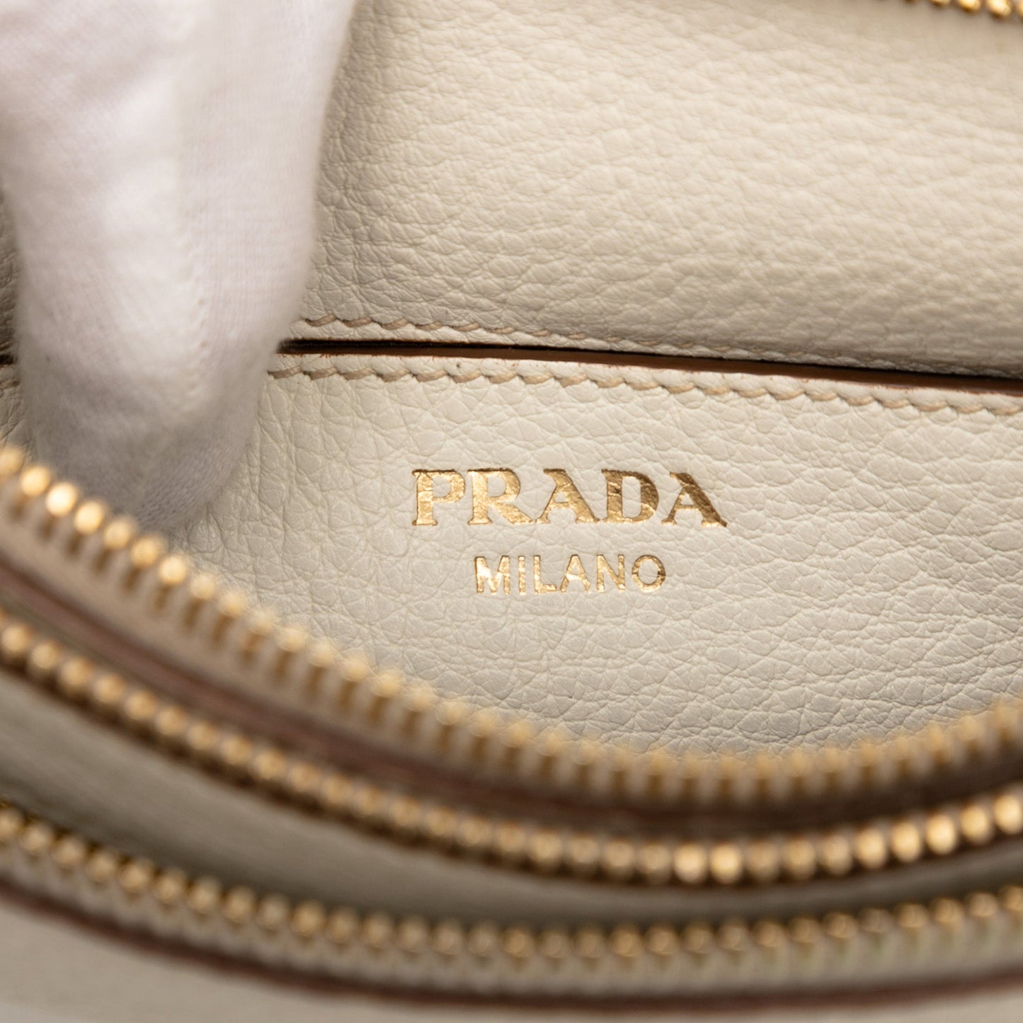 Prada Vitello Daino Double Zip Crossbody