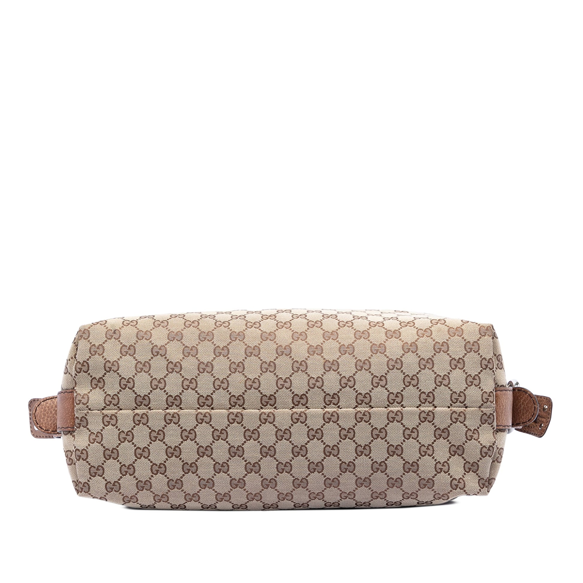 Gucci Medium GG Canvas Bamboo Bar Tote
