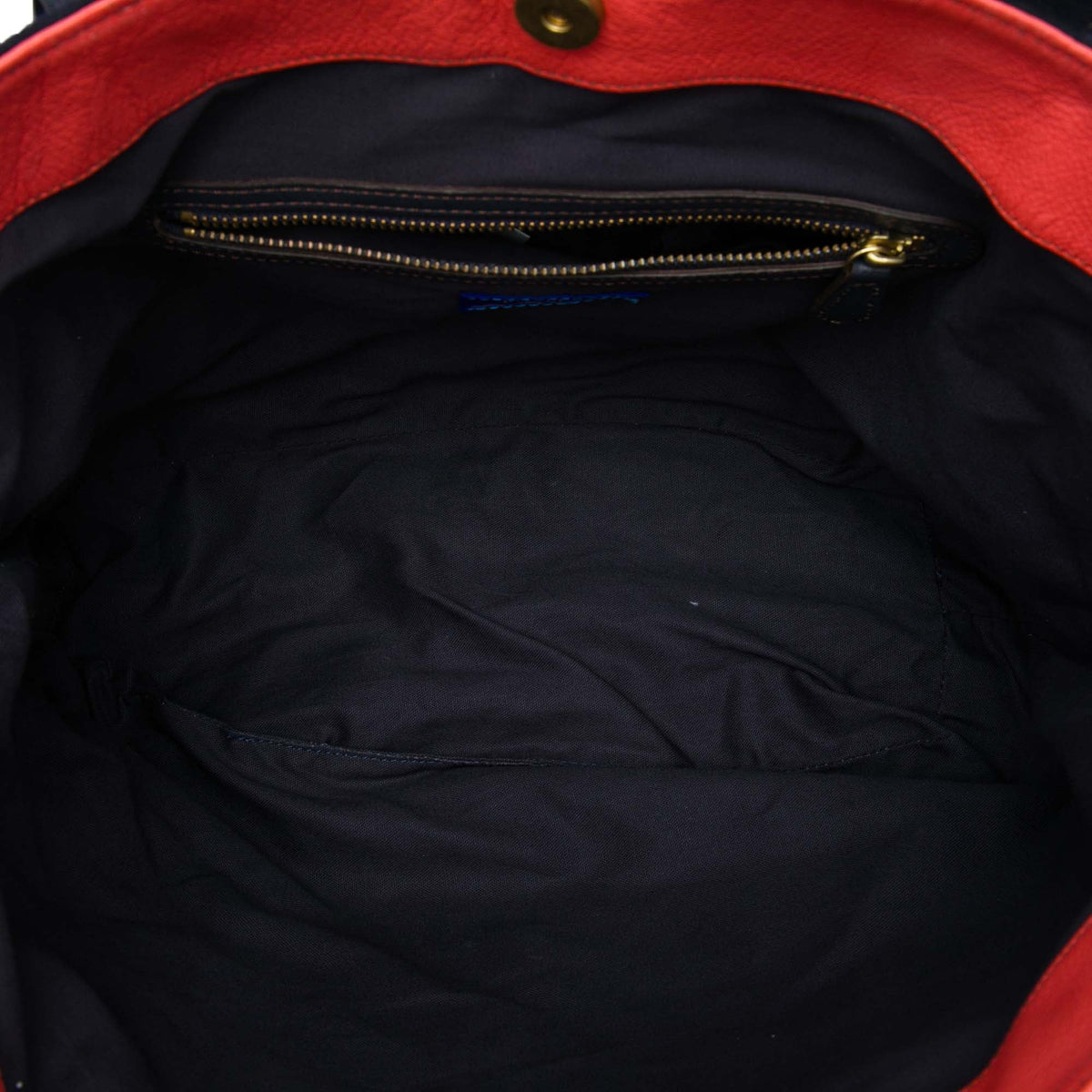 Burberry Leather Trimmed Canvas Tote