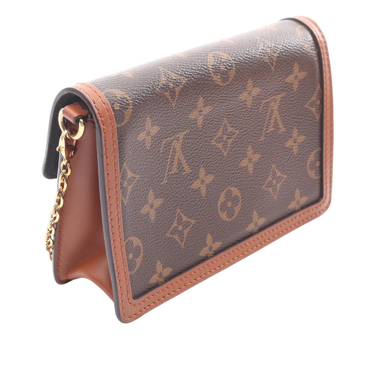 Louis Vuitton Monogram Reverse Dauphine Wallet on Chain