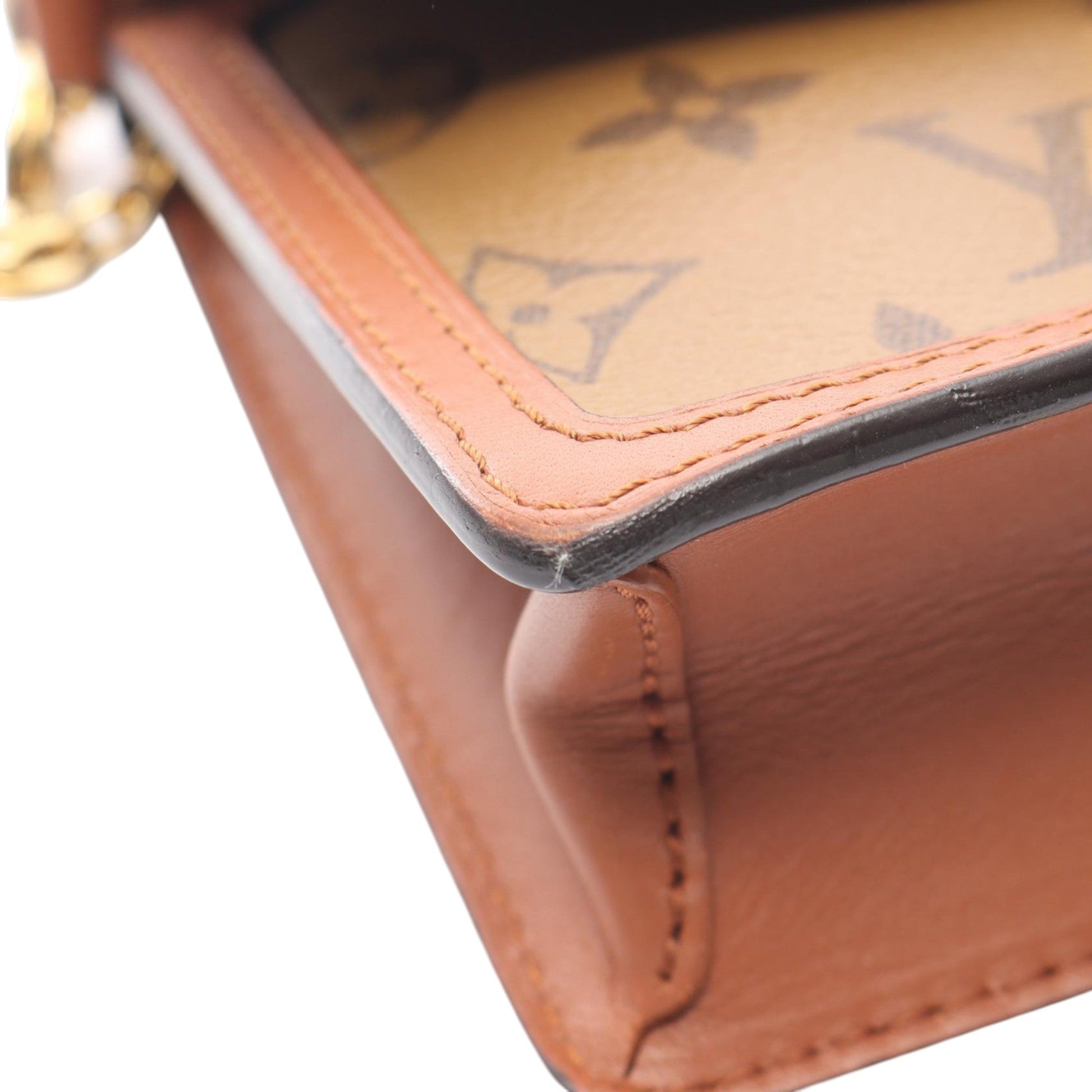 Louis Vuitton Monogram Reverse Dauphine Wallet on Chain