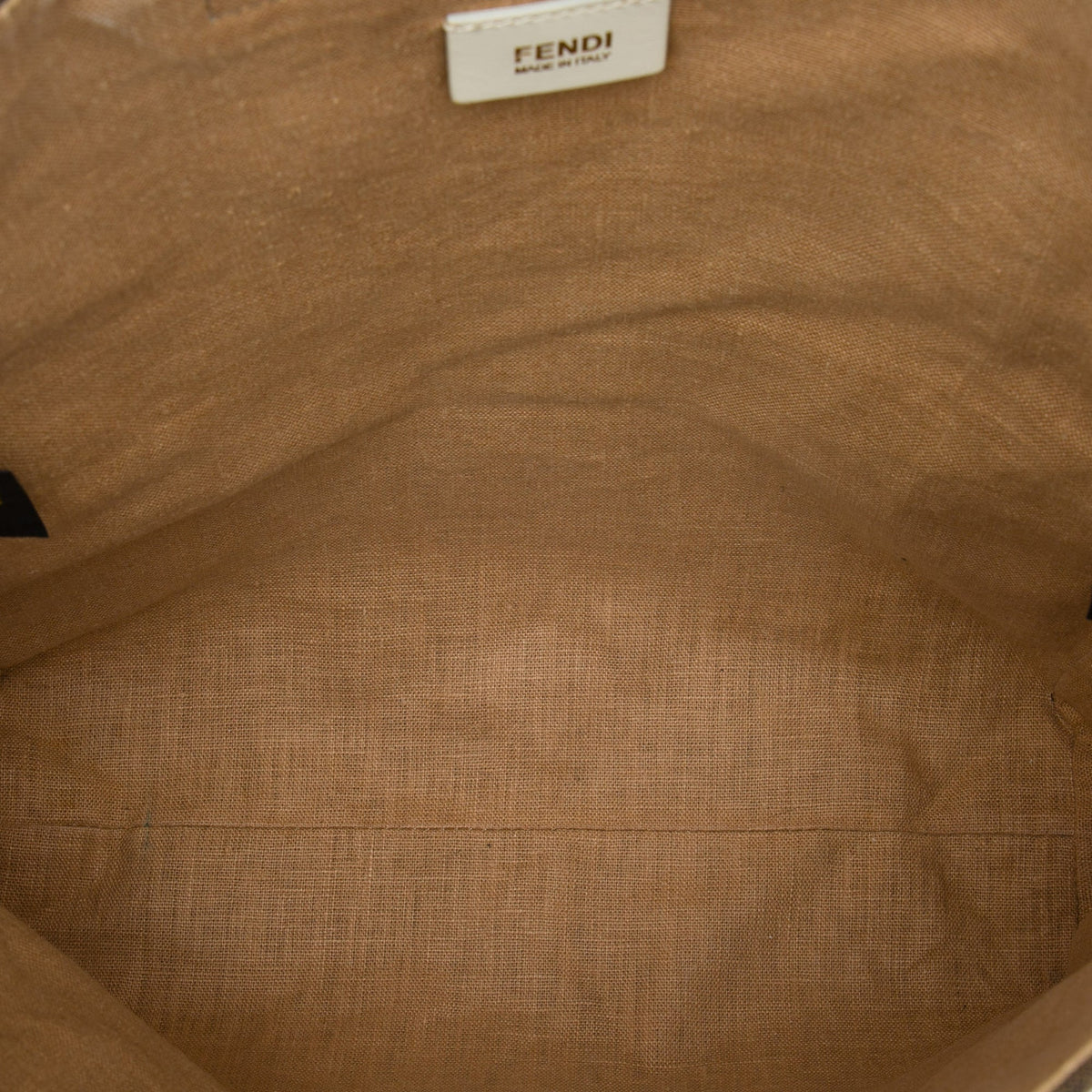 Fendi Zucca Canvas Shopping Tote — Brown