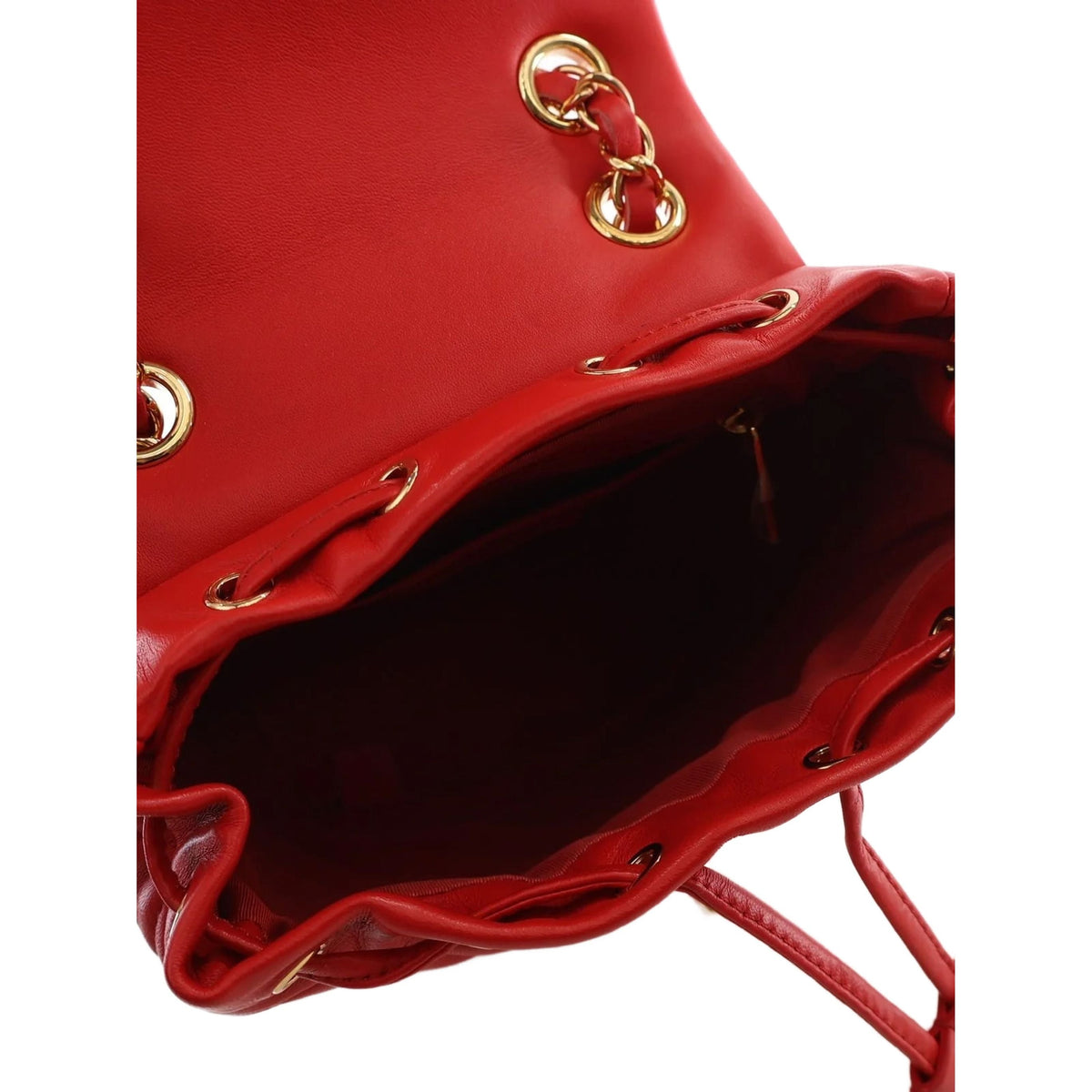 Chanel Small Lambskin Urban Spirit Backpack — Red