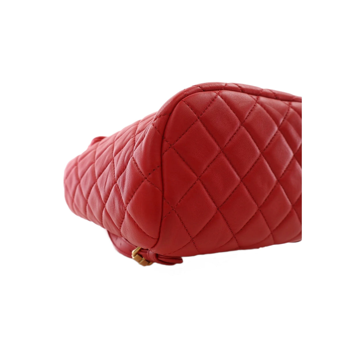 Chanel Small Lambskin Urban Spirit Backpack — Red