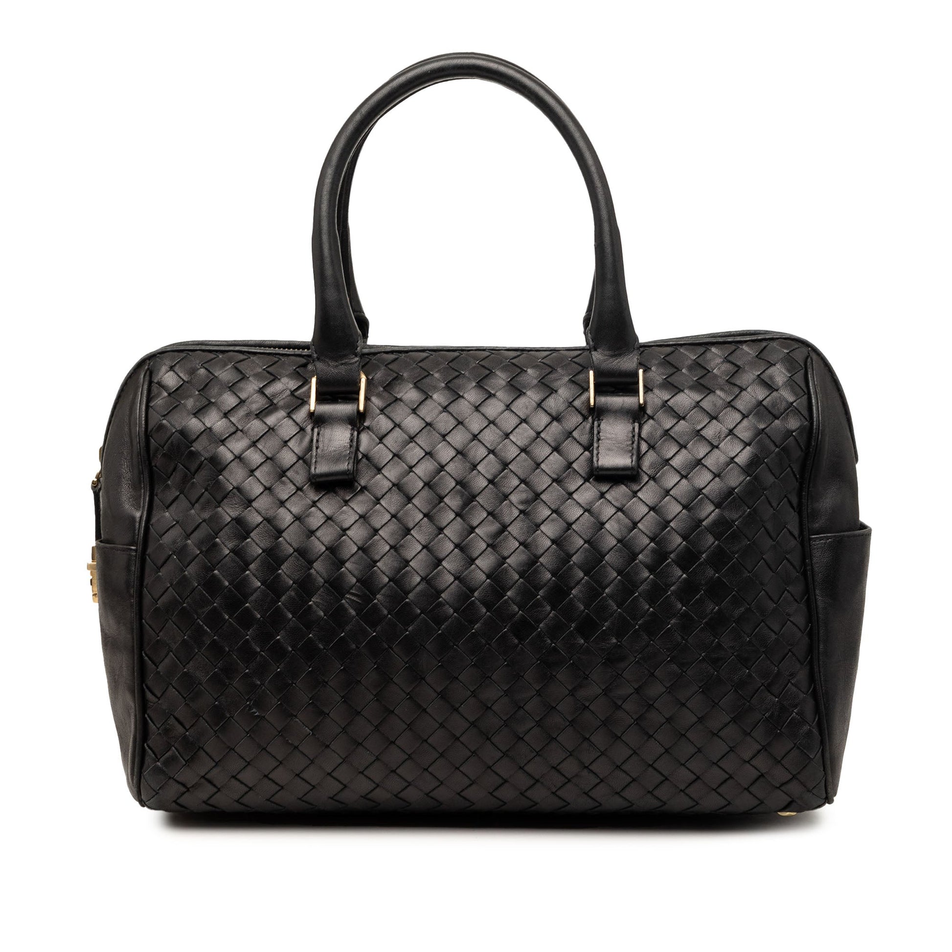 Bottega Veneta Nappa Intrecciato Boston Bag