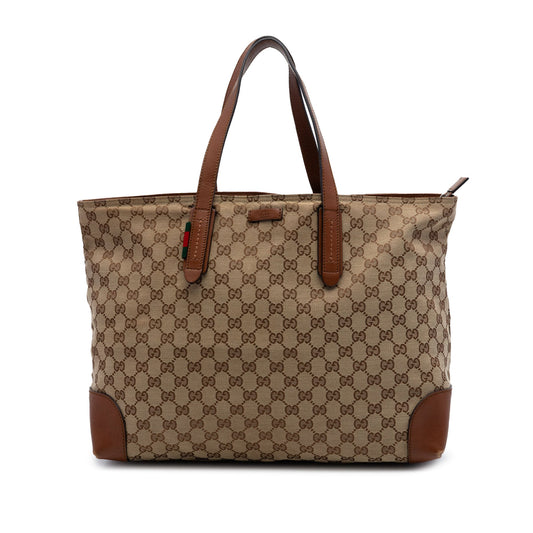 Gucci GG Canvas Web Tote
