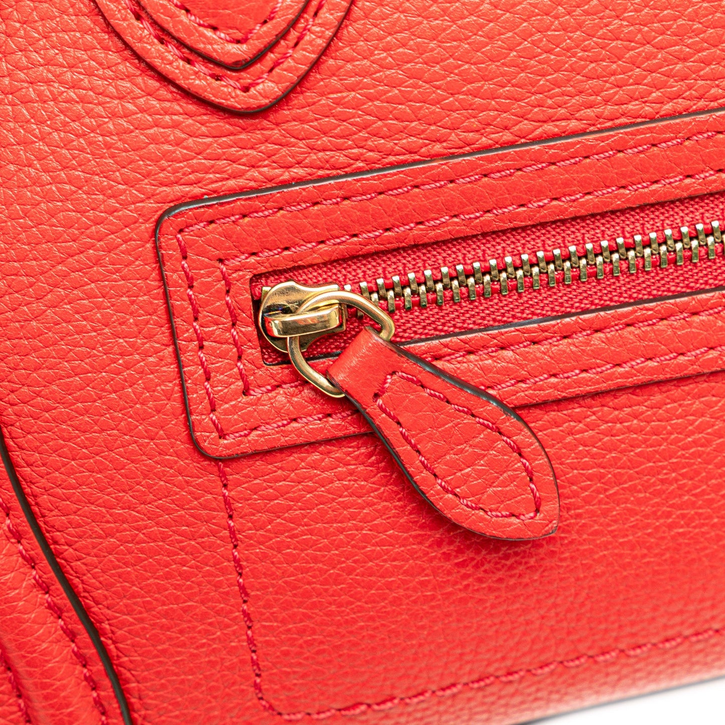 Celine Nano Leather Luggage Tote