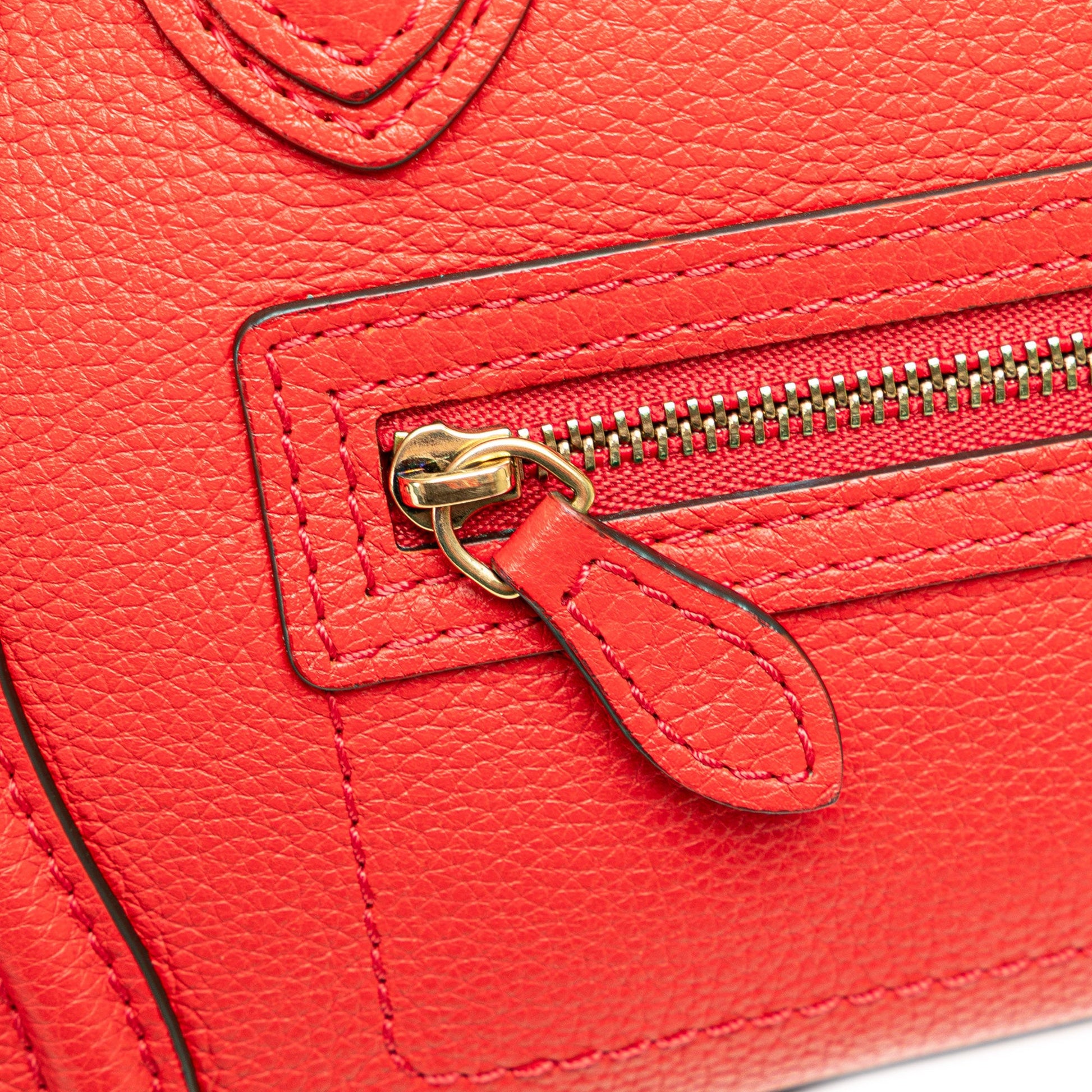 Celine Nano Leather Luggage Tote