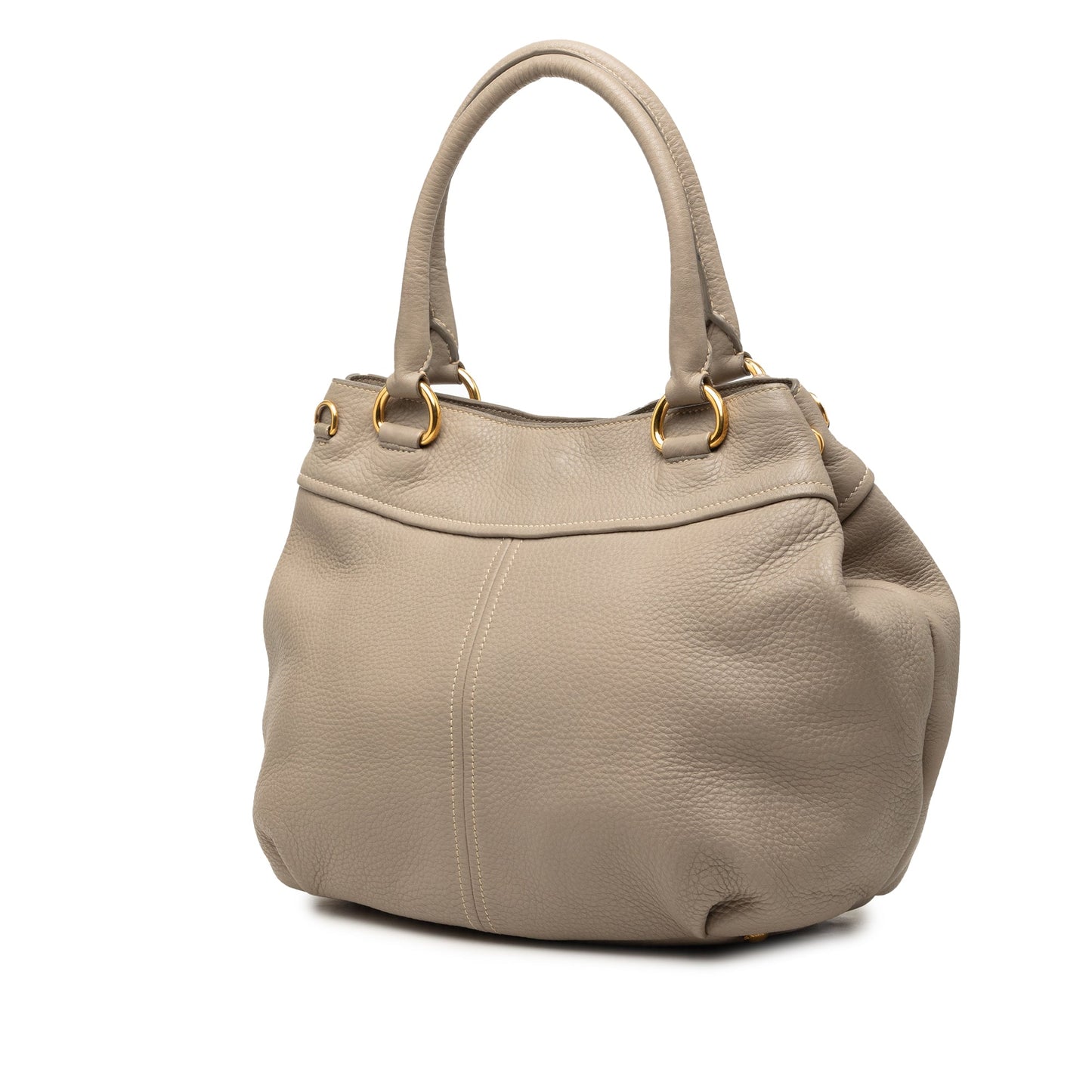 Prada Vitello Daino Open Convertible Tote