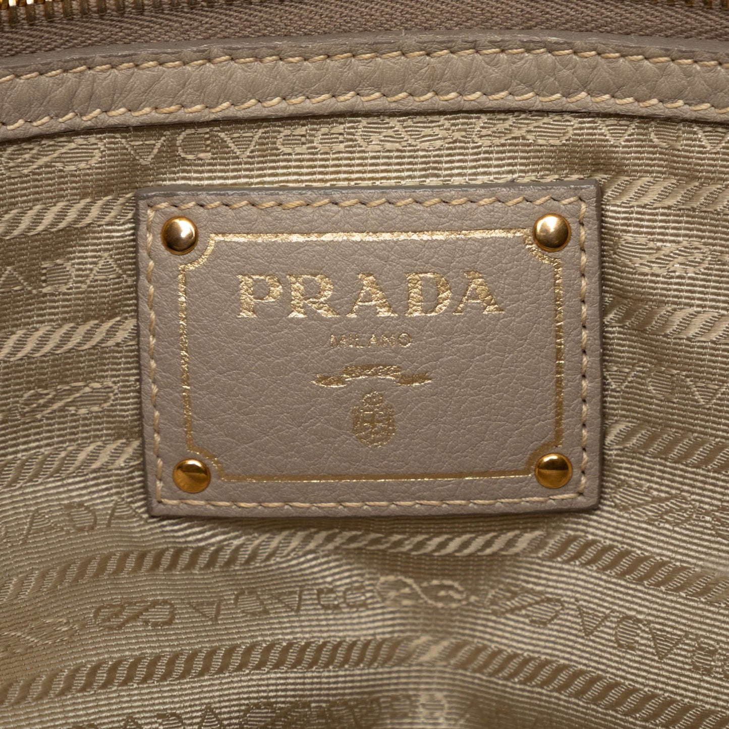 Prada Vitello Daino Open Convertible Tote