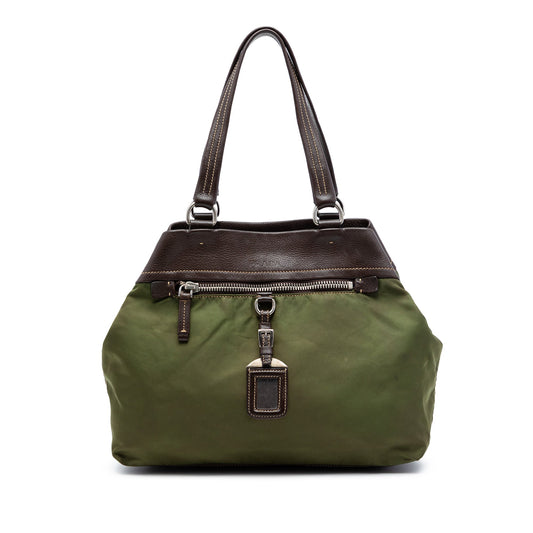 Prada Tessuto and Leather Tote