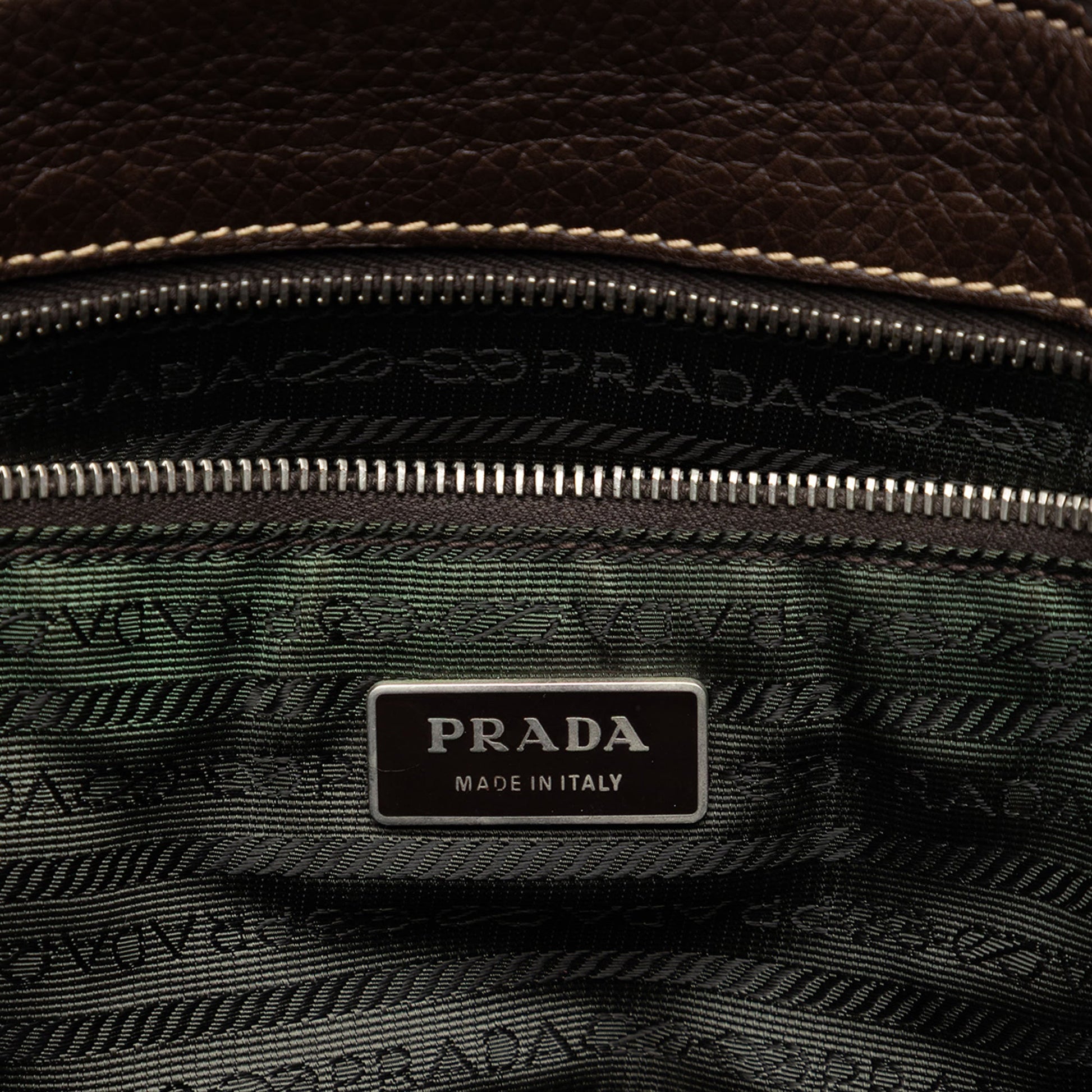 Prada Tessuto and Leather Tote