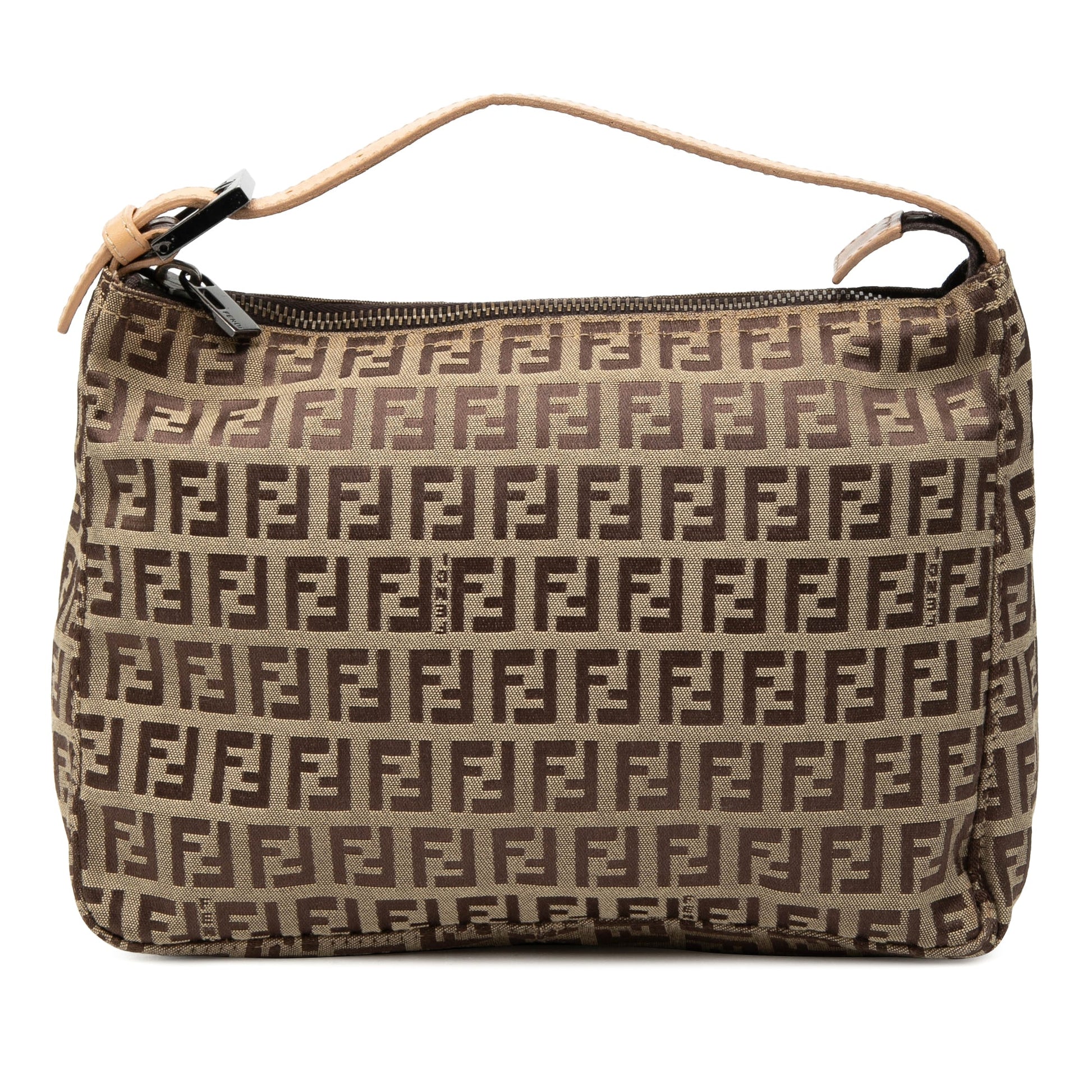 Fendi Zucchino Canvas Handbag