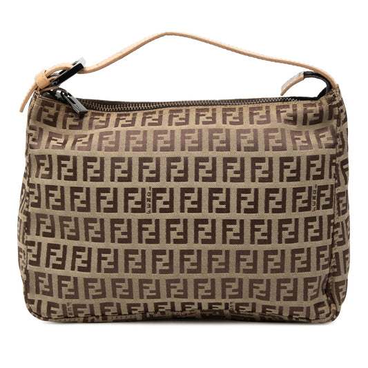 Fendi Zucchino Canvas Handbag