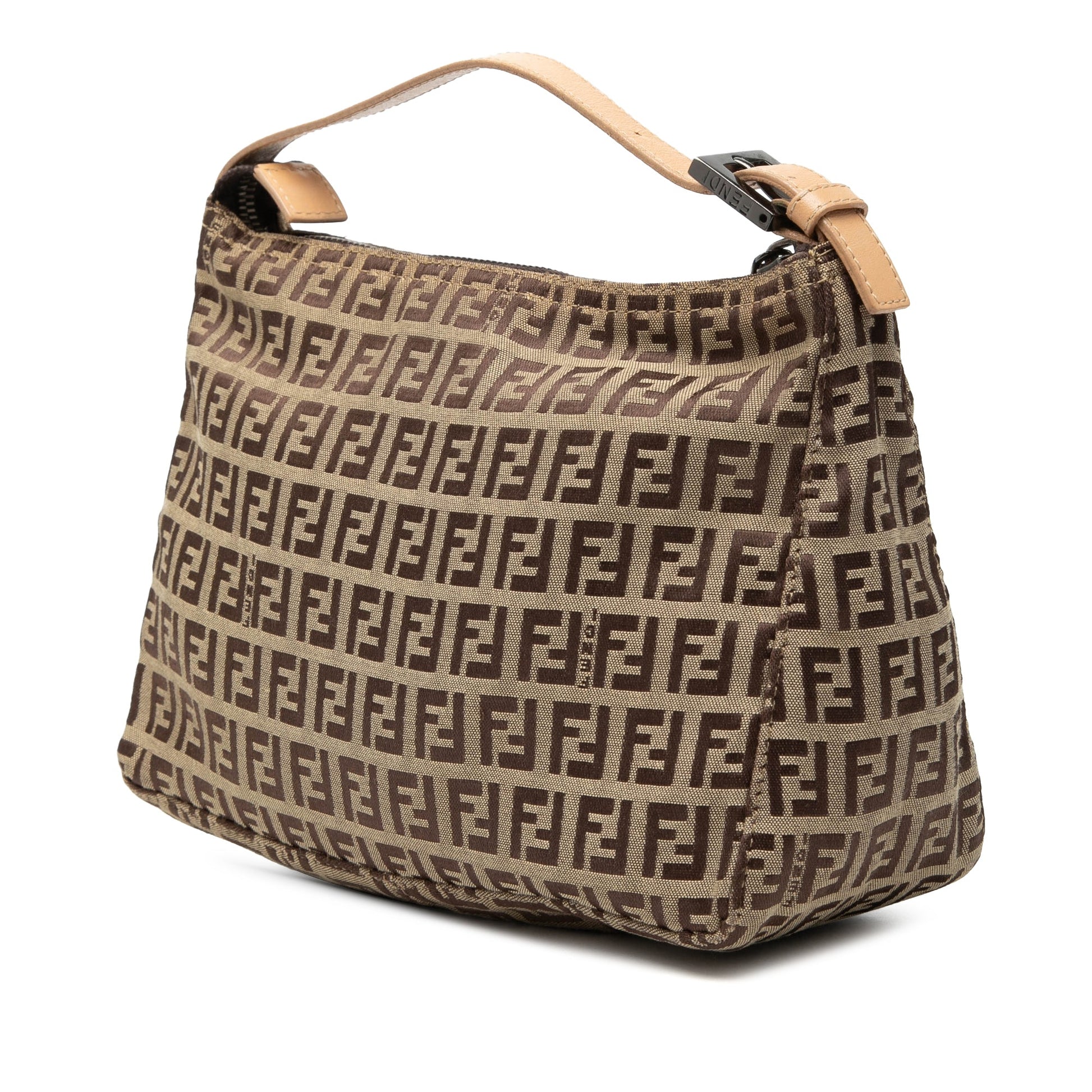Fendi Zucchino Canvas Handbag