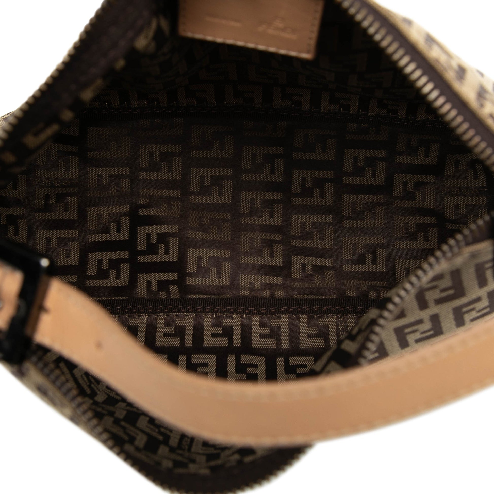 Fendi Zucchino Canvas Handbag