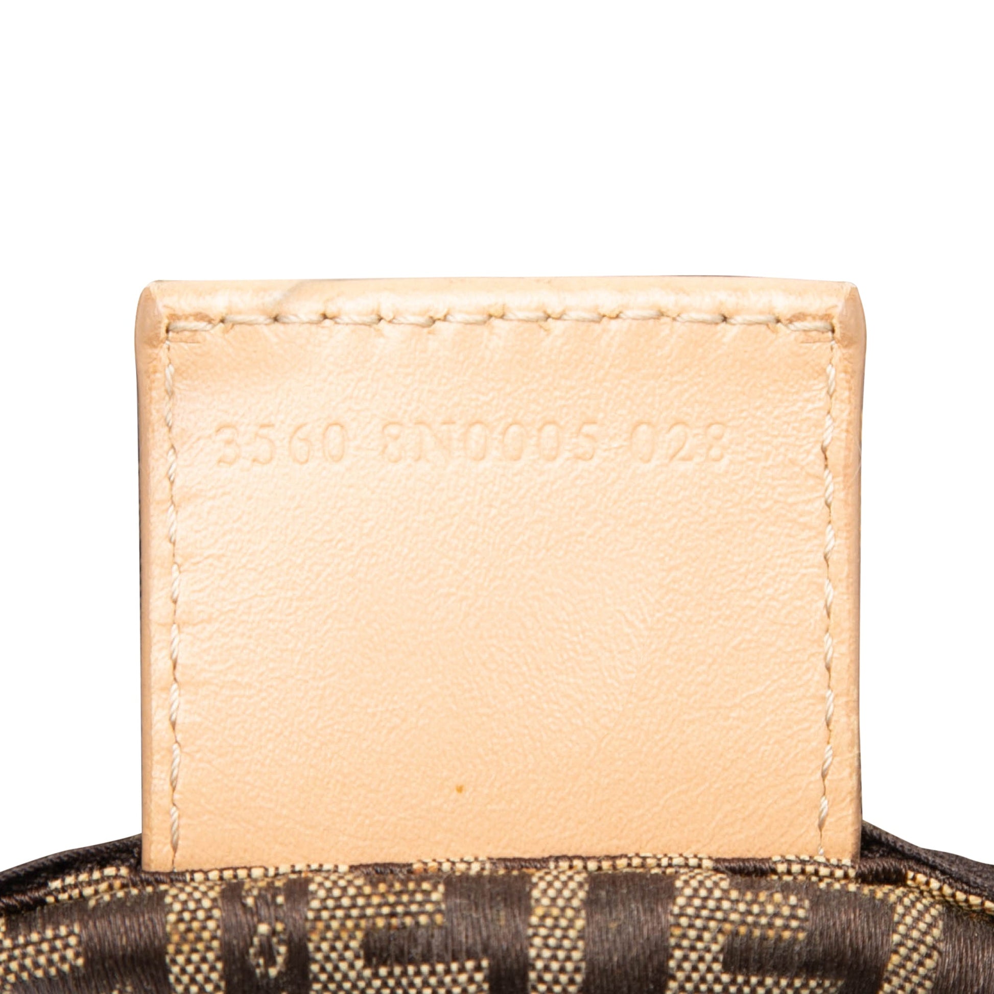 Fendi Zucchino Canvas Handbag
