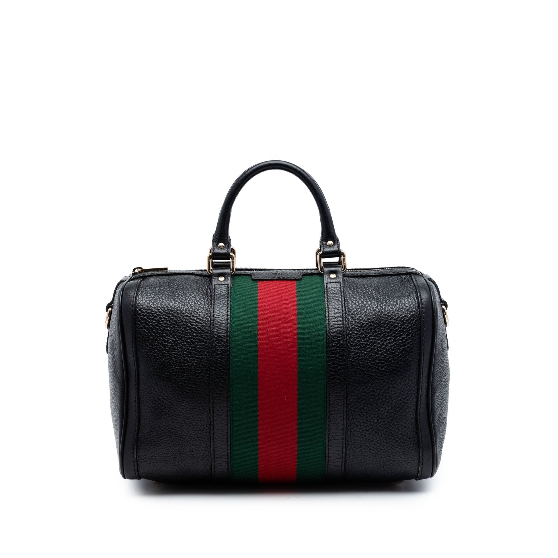 Gucci Medium Calfskin Web Joy Boston Bag