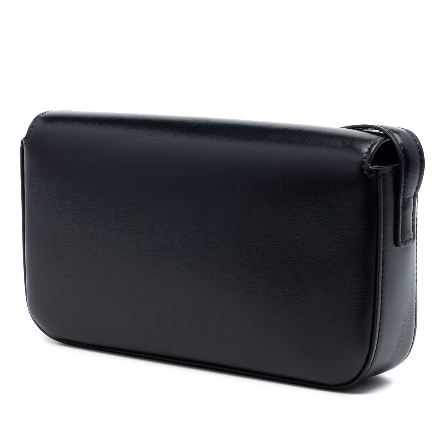 Celine Shiny Calfskin Triomphe Claude Shoulder Bag