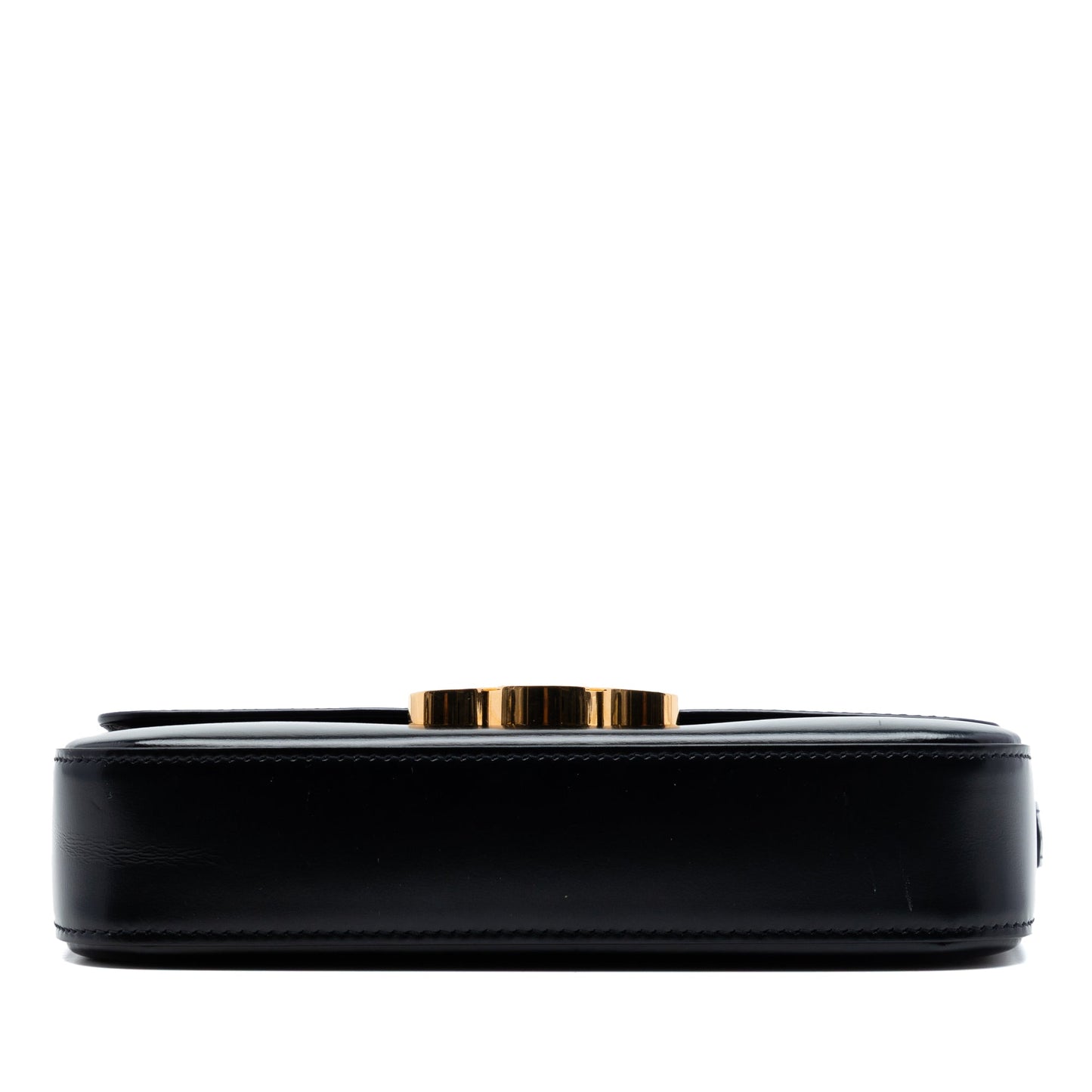 Celine Shiny Calfskin Triomphe Claude Shoulder Bag