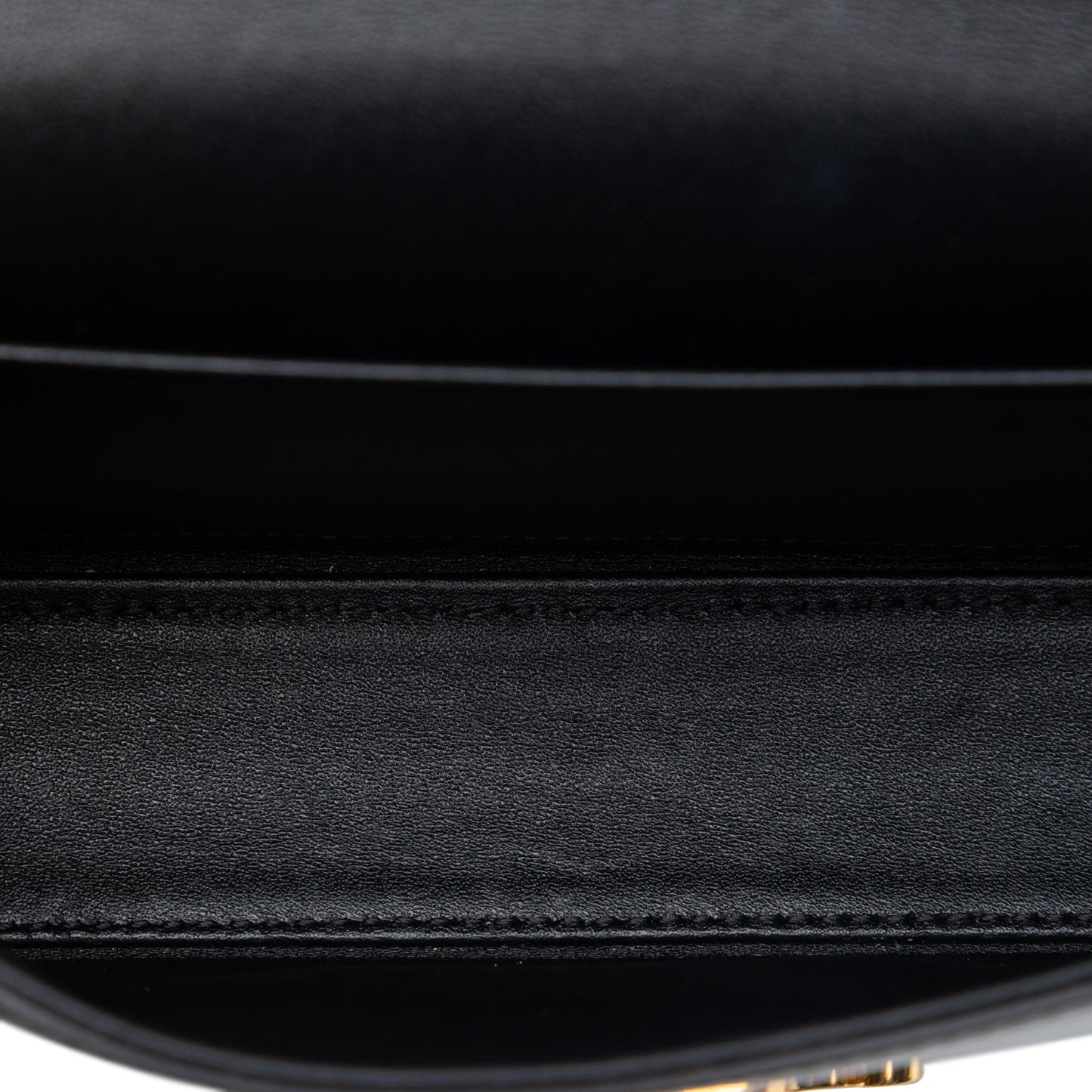 Celine Shiny Calfskin Triomphe Claude Shoulder Bag
