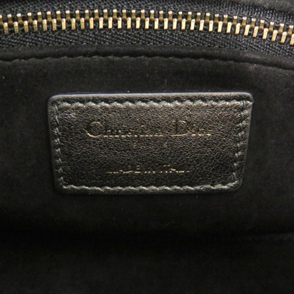 Dior Small Metallic Lambskin Cannage My ABCDior Lady Dior