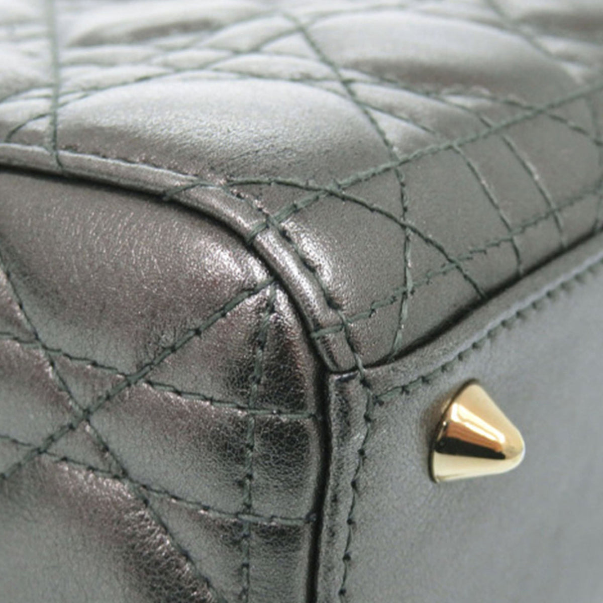 Dior Small Metallic Lambskin Cannage My ABCDior Lady Dior