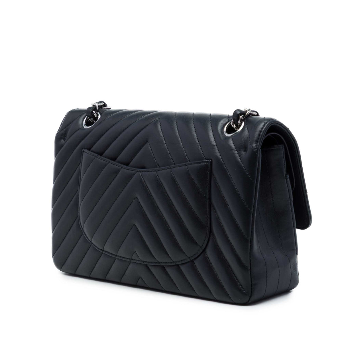 Chanel Medium Classic Chevron Lambskin Double Flap