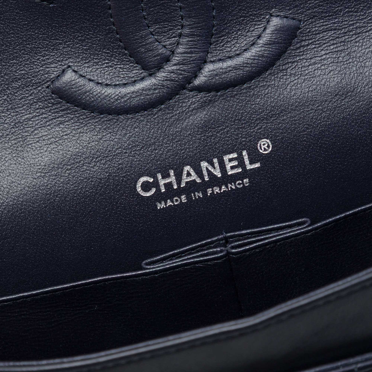 Chanel Medium Classic Chevron Lambskin Double Flap